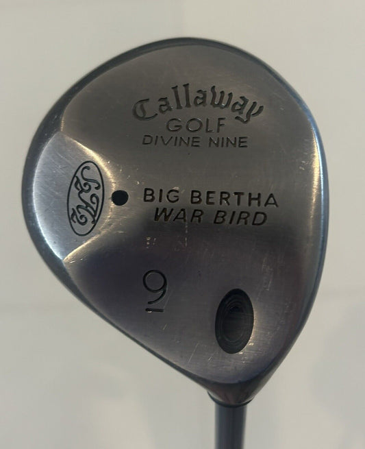 Callaway Big Bertha War Bird S2H2 Divine Nine 9 Wood Ladies Flex 40” w/ HC