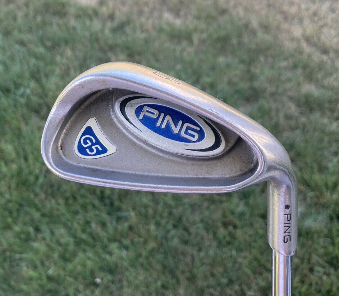 NICE Ping G5 8 Iron Black Dot Regular Flex Steel  36.25”