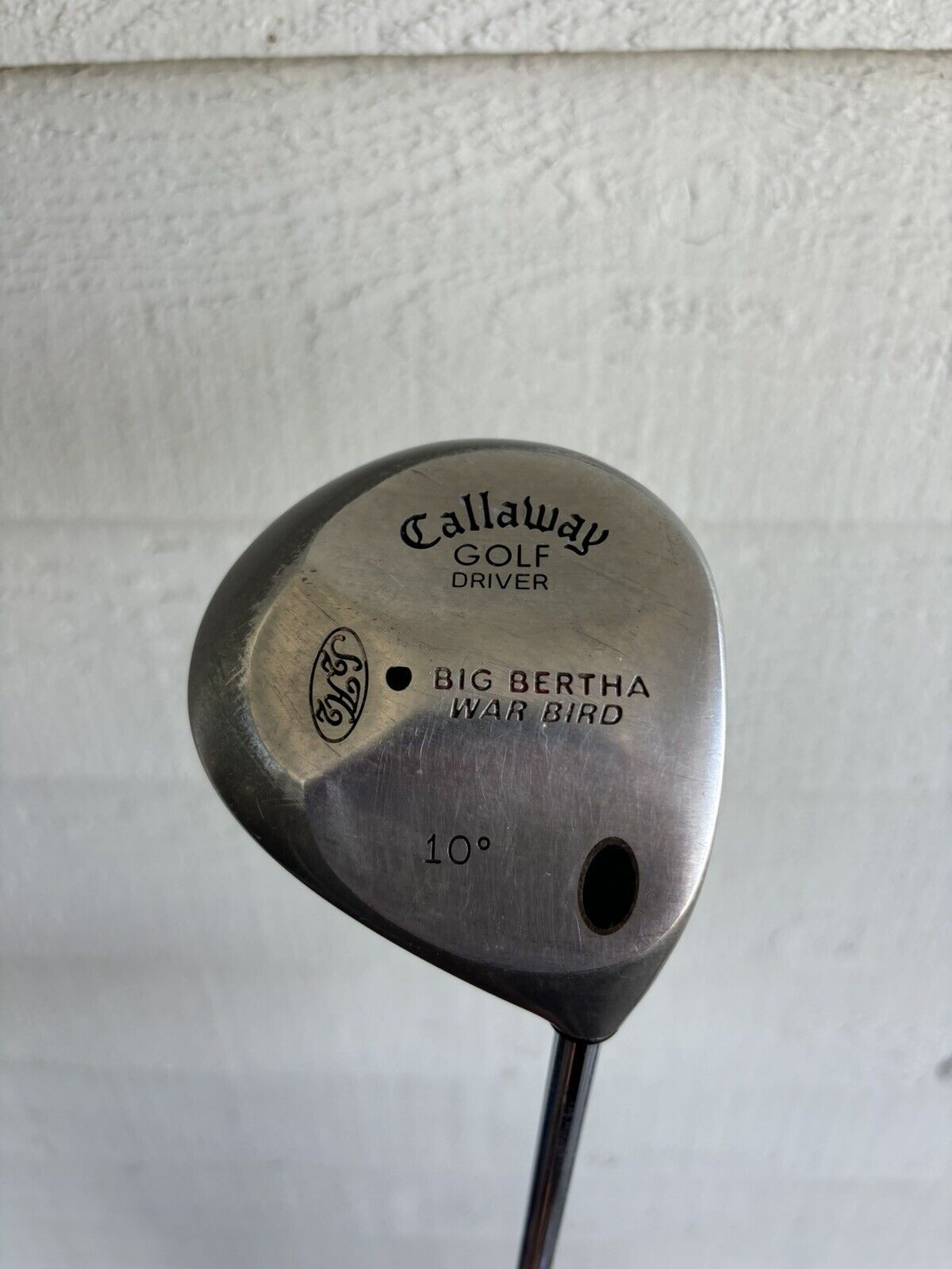 Callaway Big Bertha War Bird S2H2 Driver 10° TT Memphis 10 Steel Shaft 43.25”