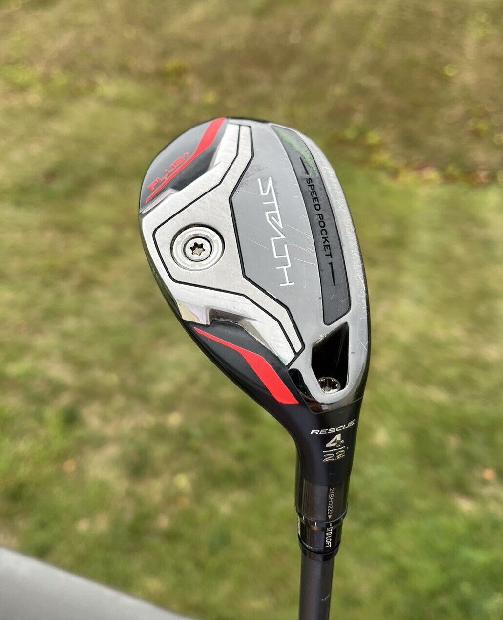 Taylormade Stealth Plus Rescue 4 Hybrid 22° Aldila Tour TX Extra Stiff W/HC