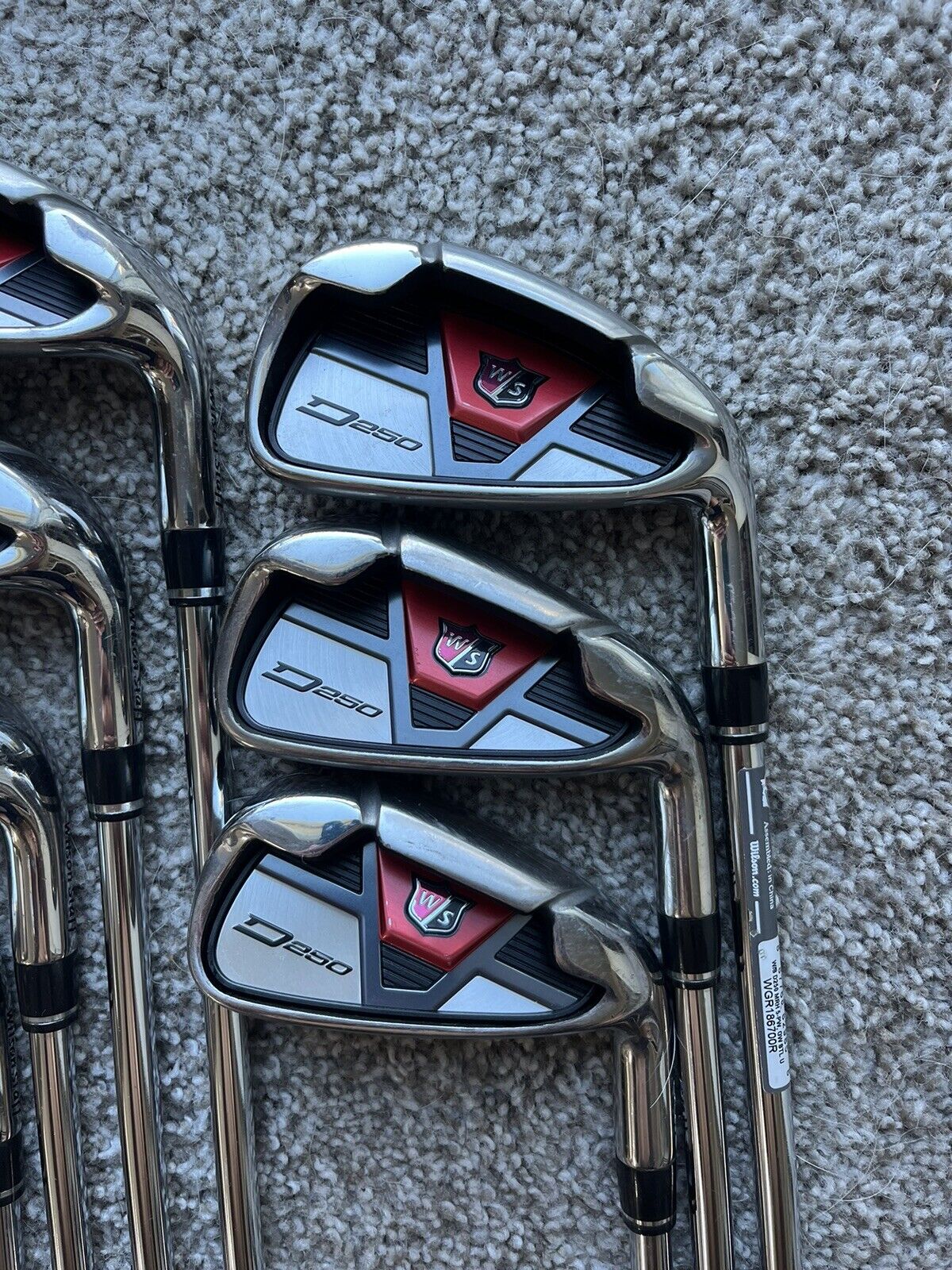 NICE Wilson Staff D250 Iron Set 5-GW Uniflex Steel STD Length