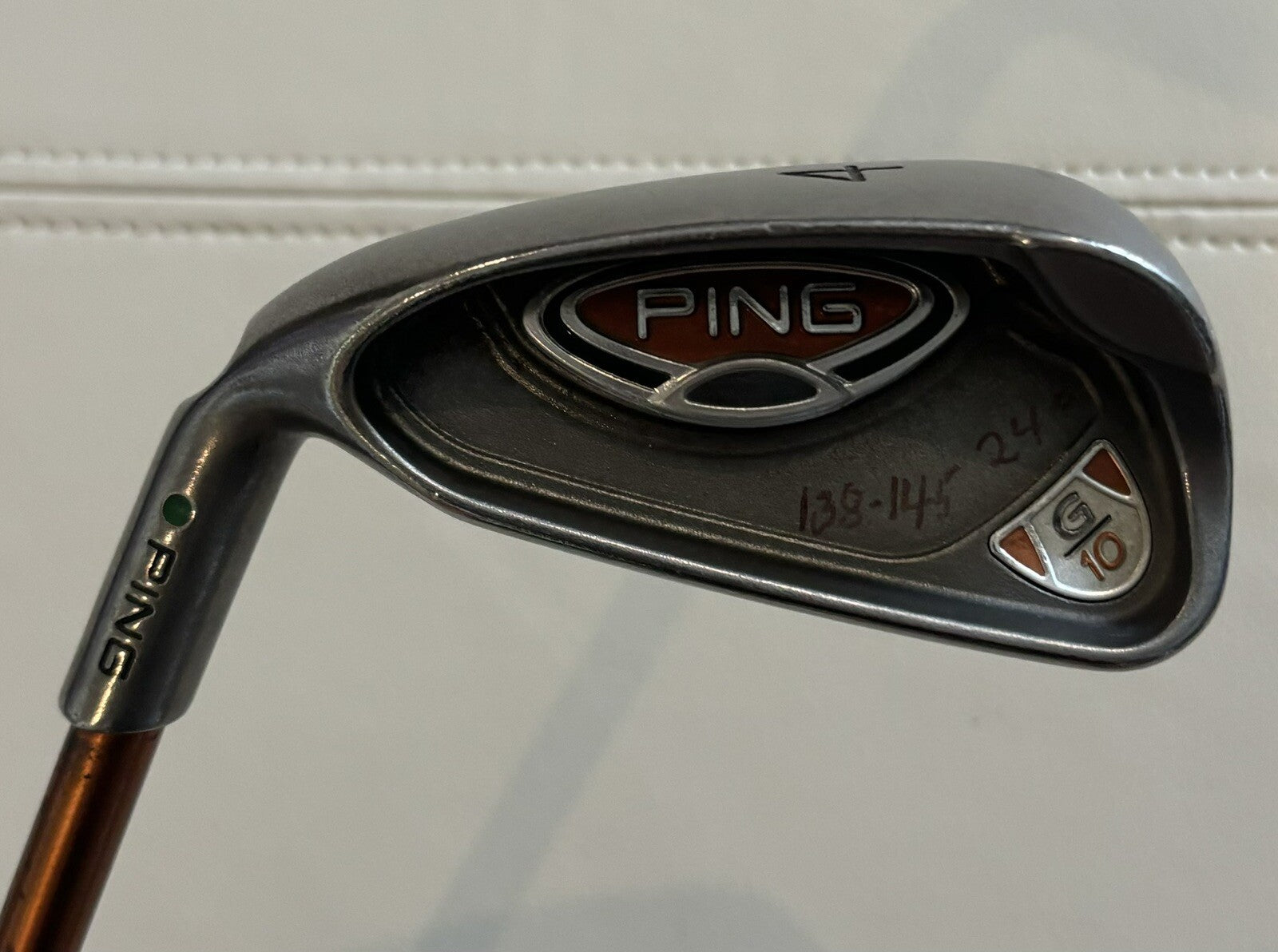 Photo of Ping G10 Green Dot 4 Iron TFC 129 I R 38”