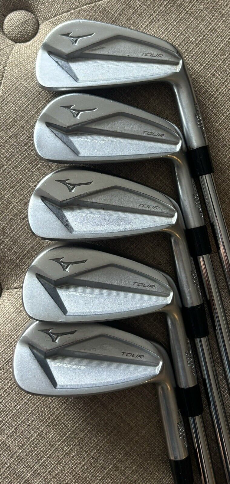 NICE Mizuno JPX 919 Tour Iron Set 6-PW KBS Tour 130g X Stiff +1/2”