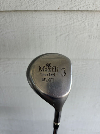 Photo of Dunlop Maxfli Tour Ltd. 3 Wood 15 TT Gold Plus+ R300 Steel Shaft 43”