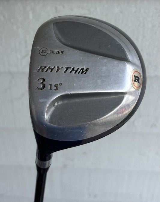 RAM Rhythm 3 Wood 15° GF Tour Graphite Shaft w/ HC Left Handed