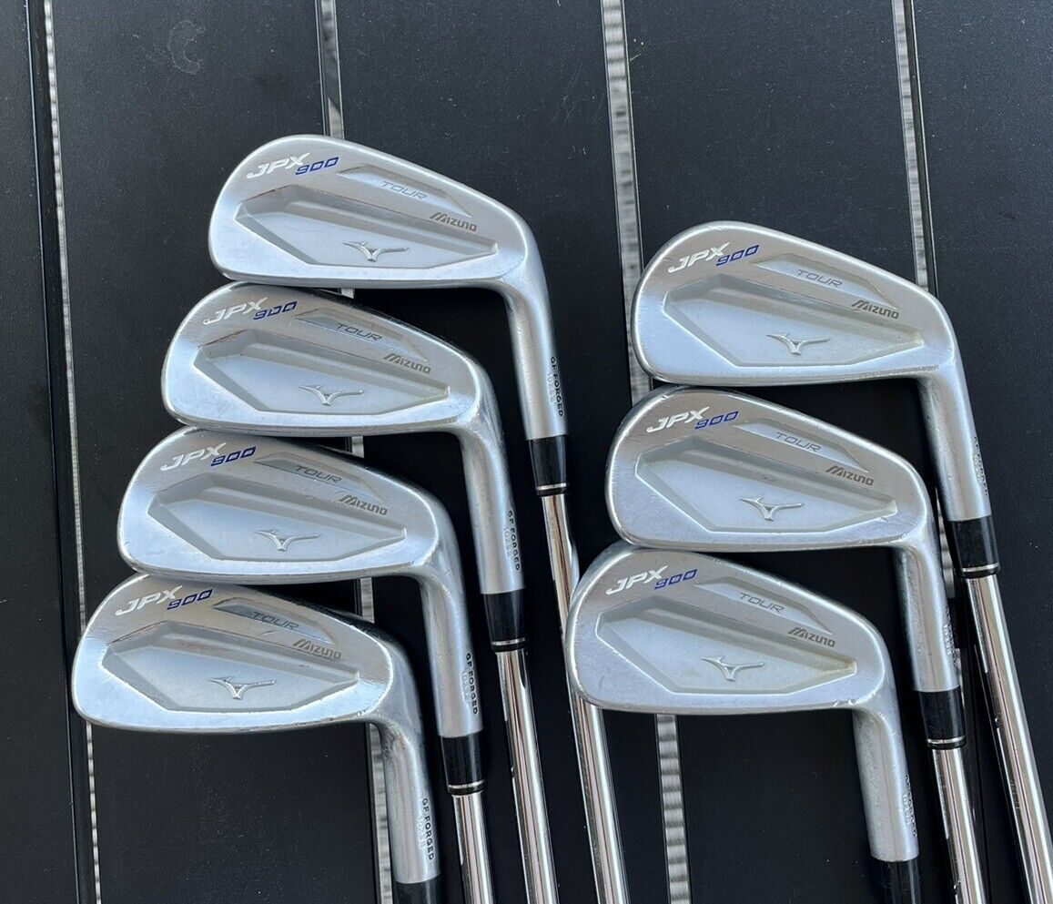 Mizuno JPX 900 Tour Iron Set 4-PW KBS Tour-V Extra Stiff PURED Shafts 1/4”