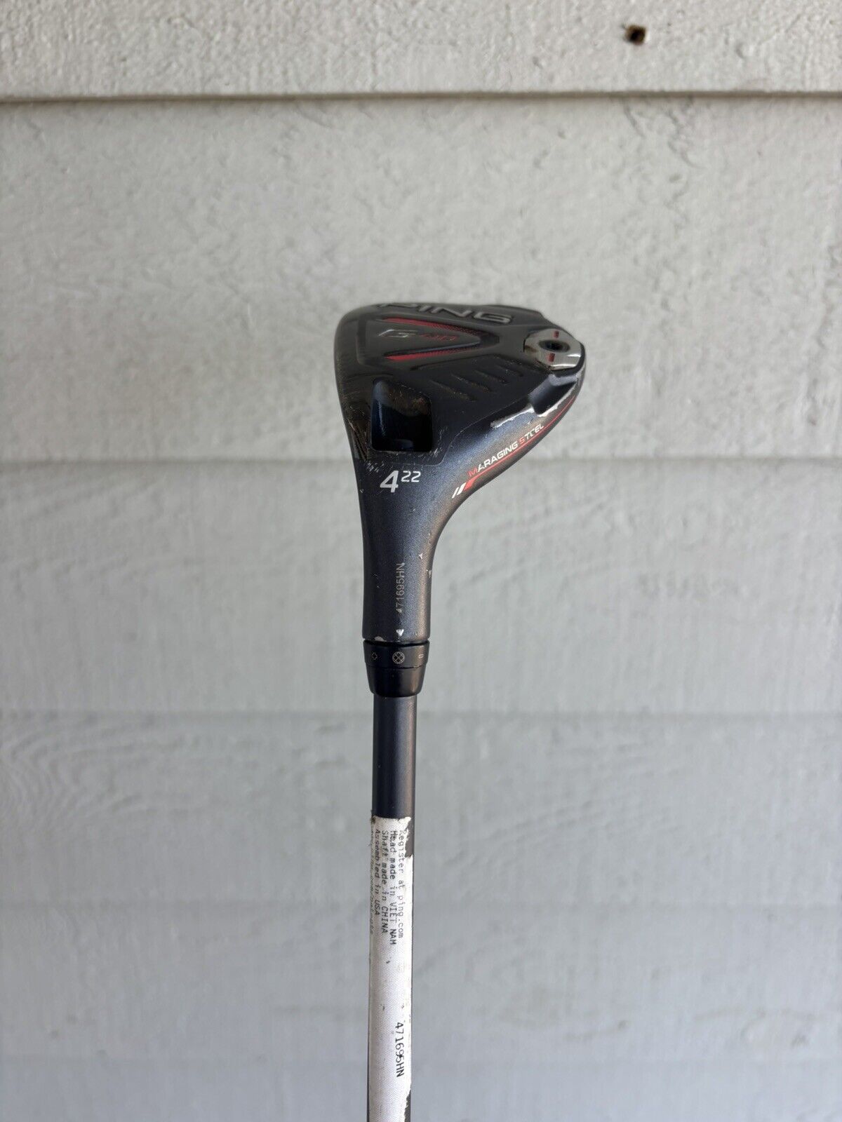 Left Handed Ping G410 4 Hybrid 22° Alta CB 70g Regular Flex Graphite Shaft 40.5”