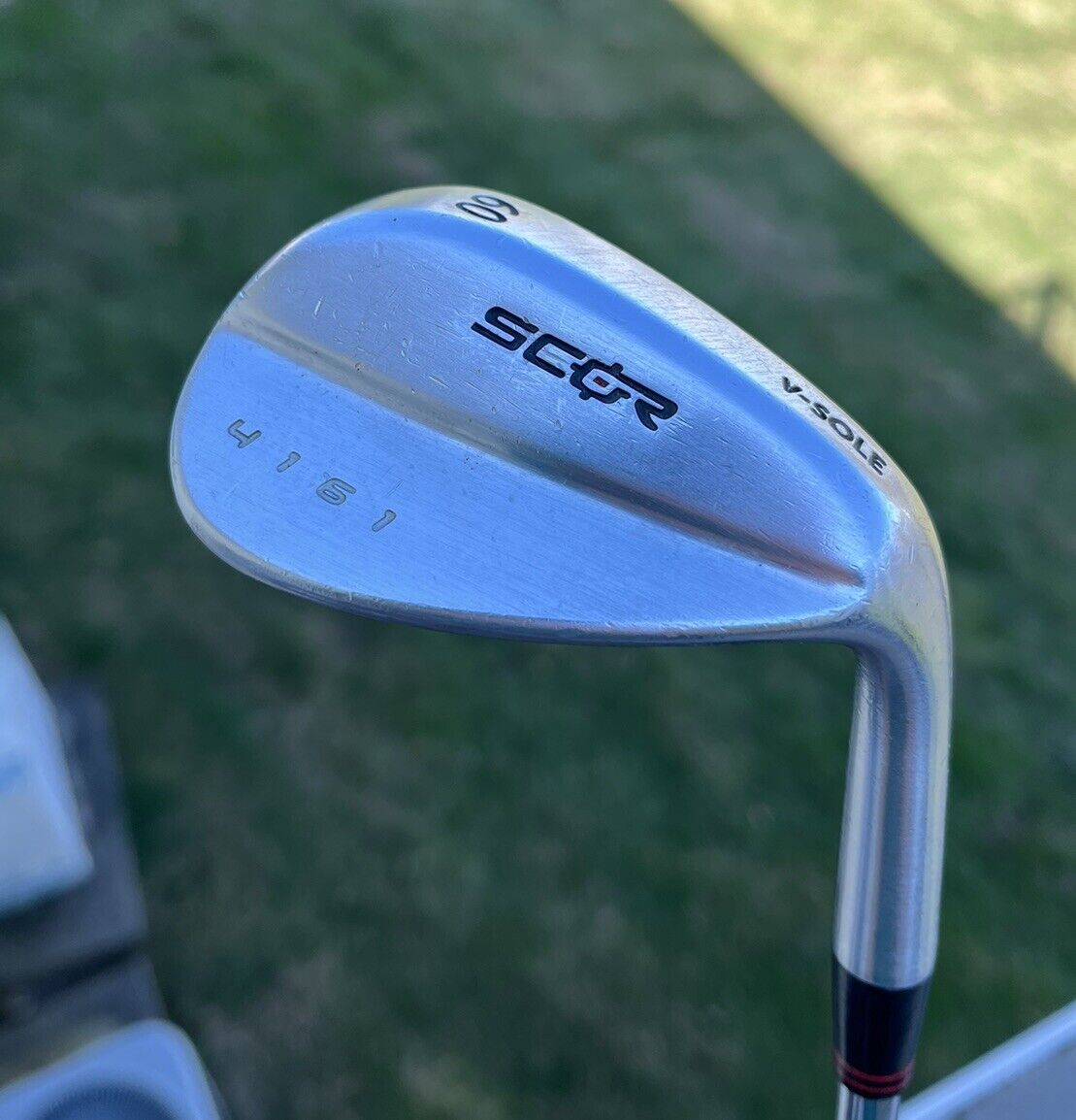 NICE Scor 4161 V Sole Lob Wedge 60° Regular Flex Steel