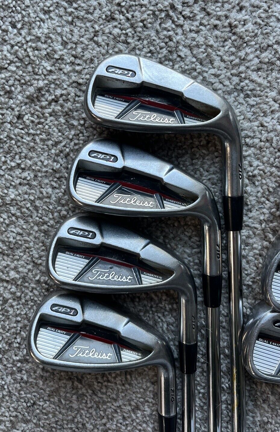 NICE Titleist 710 AP1 Iron Set 4-PW, GW Regular Flex Steel Std Length And Lie