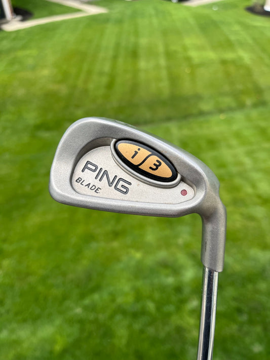 Photo of Ping i3 Blade 6 Iron Maroon Dot Cushin JZ Steel 37.75