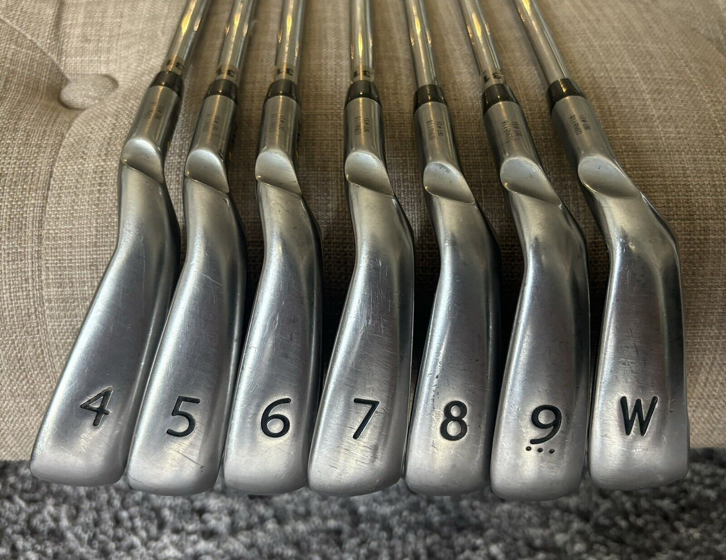 Ping G 2016 Yellow Dot Iron Set 4-PW AWT 2.0 R Flex Steel Shafts Standard Length