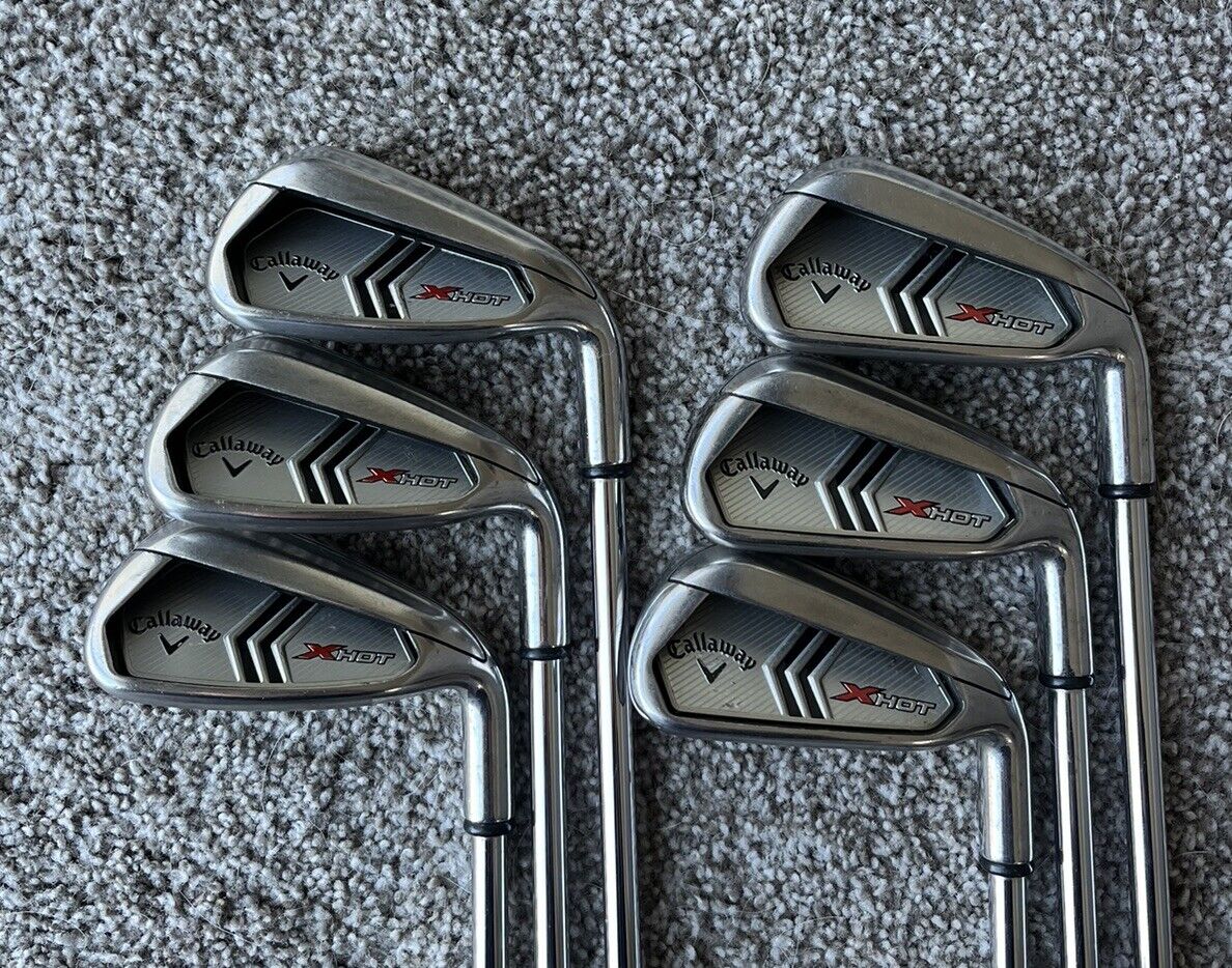 NICE Callaway X Hot Iron Set 5-PW Uniflex Steel Standard Length