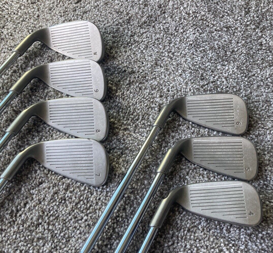 Ping G2 Iron Set 4HL, 5-PW White Ping Steel Stiff Flex