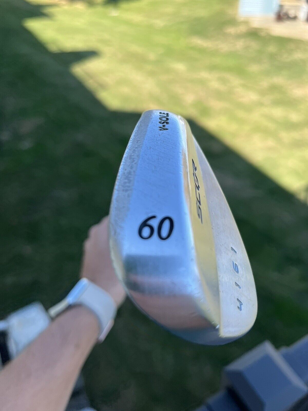 NICE Scor 4161 V Sole Lob Wedge 60° Regular Flex Steel