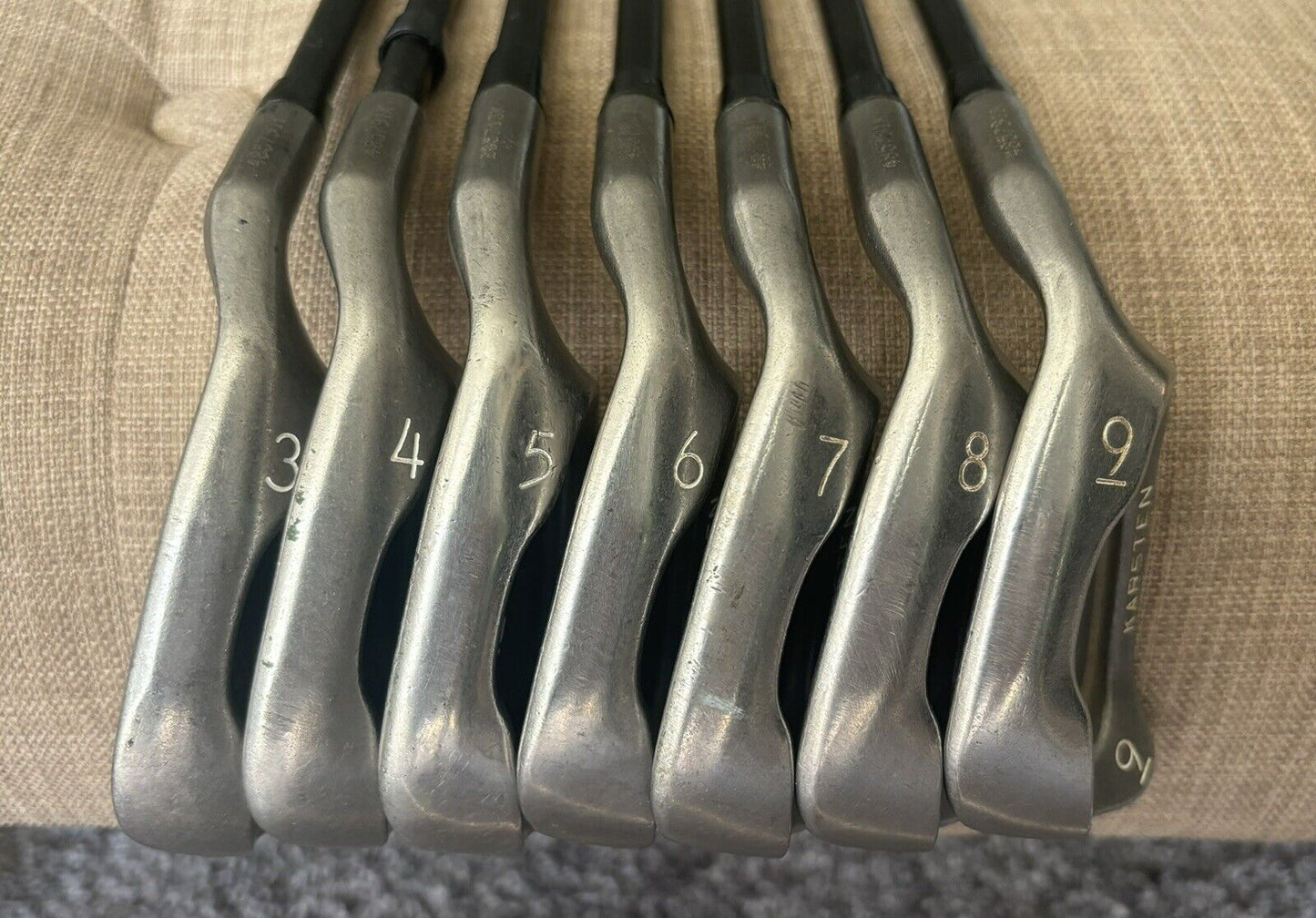 Ping Zing Red Dot Iron Set 3-9 Iron Penley Graphite Shafts Standard Length