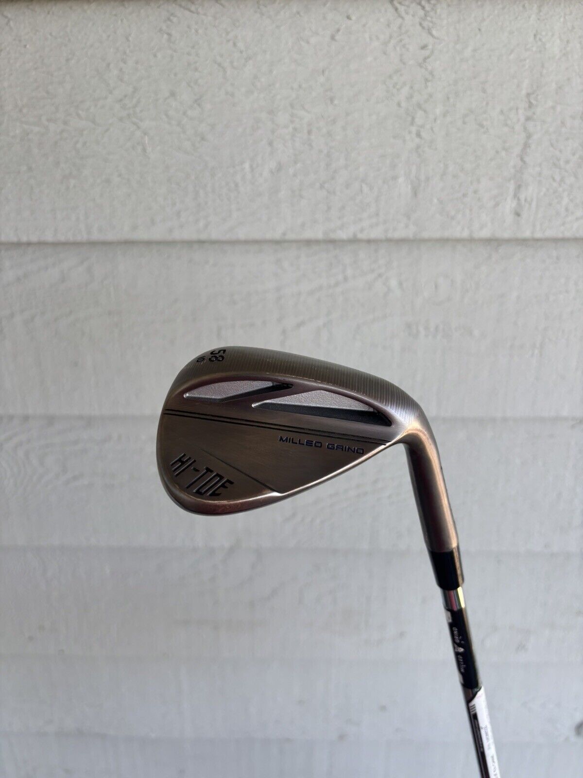 Taylormade Milled Grind HI-TOE 3 Copper Lob Wedge 58°/10 KBS Hi-Rev 2.0 Steel