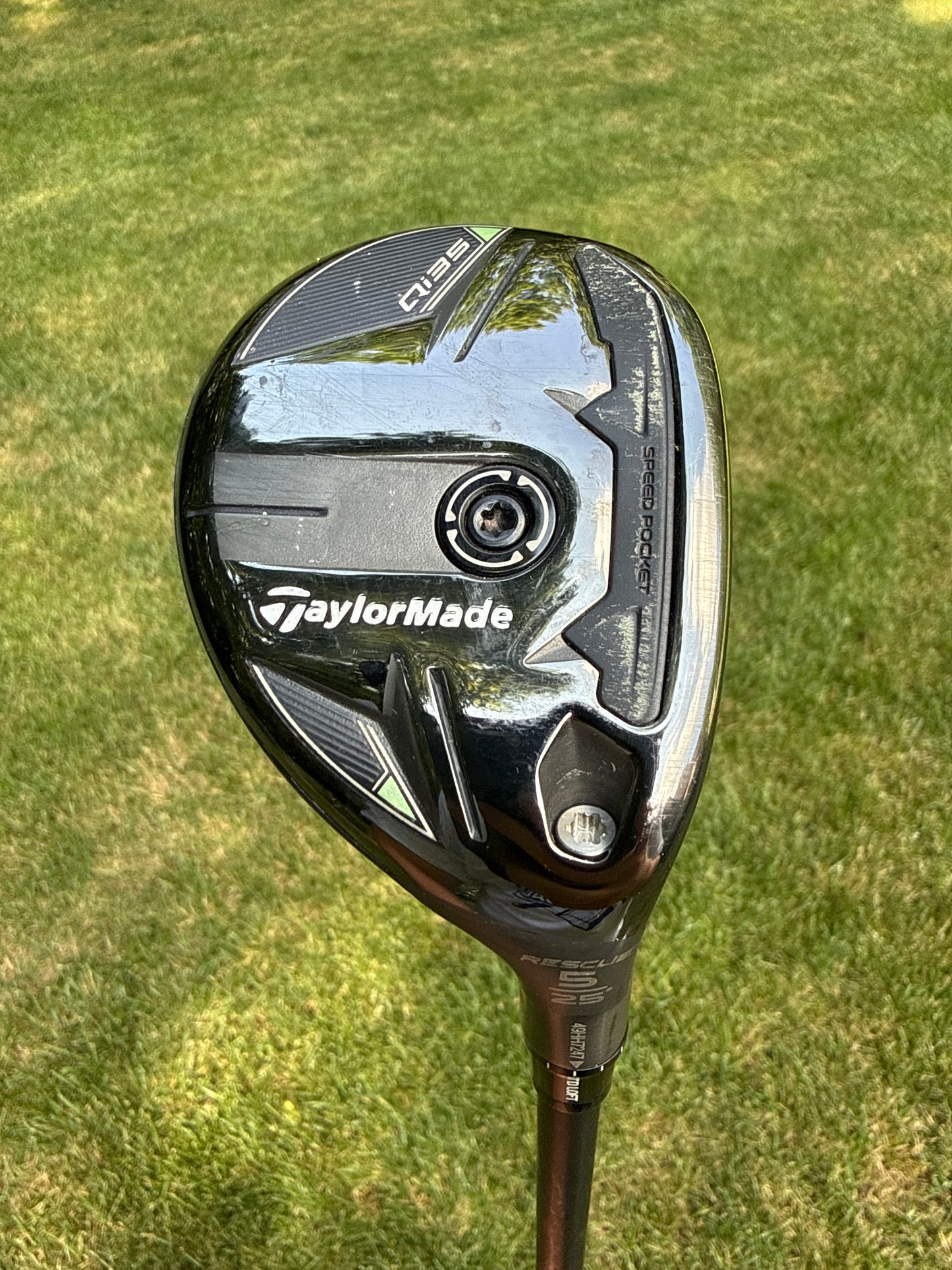 TaylorMade Qi35 Rescue 5 Hybrid 25° Ventus HB 5R Senior Flex 39.5″ MINT