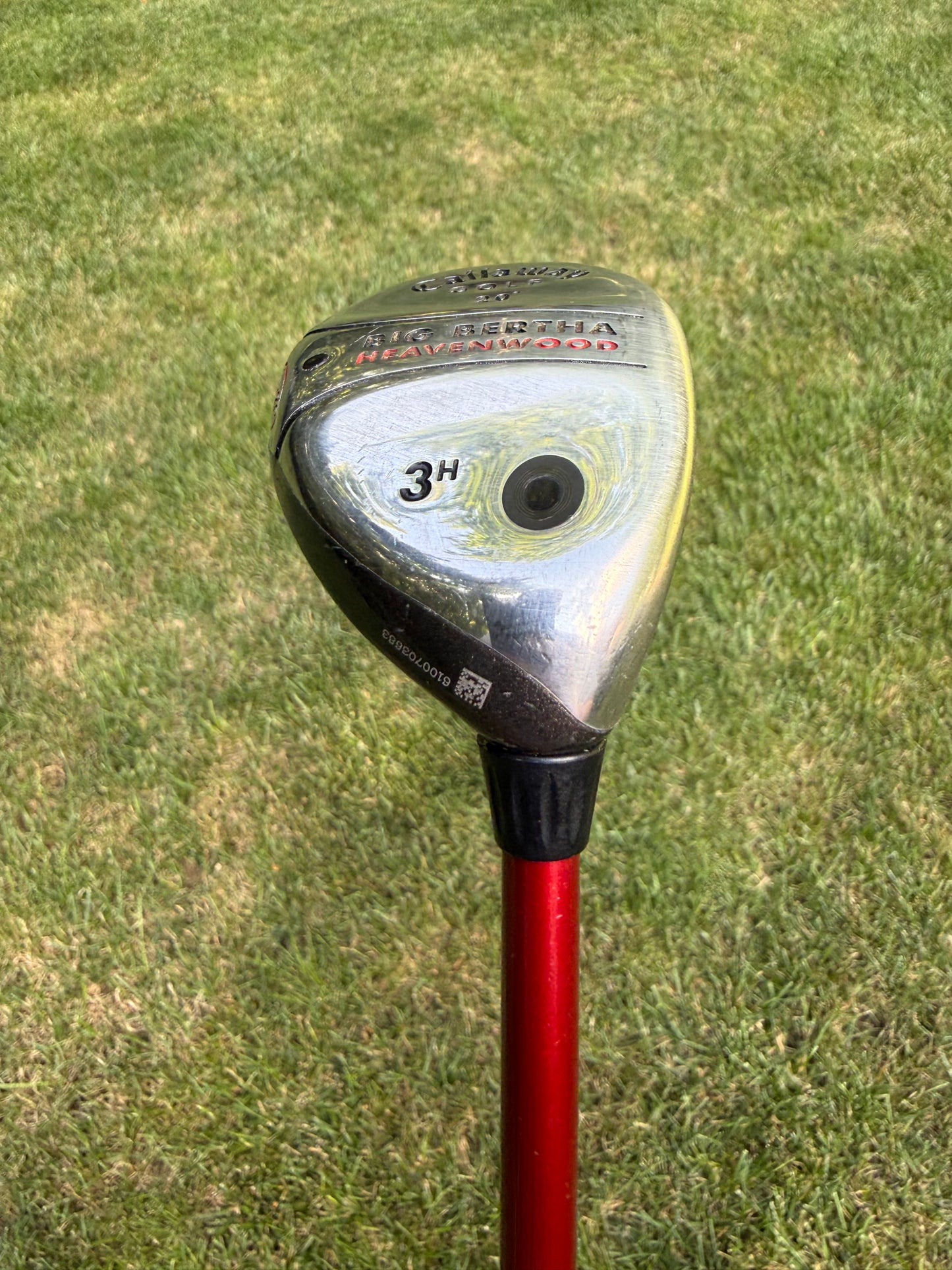 Callaway Big Bertha Heavenwood 3 Hybrid 20° RCH 75w Stiff Flex 40.25″ NICE