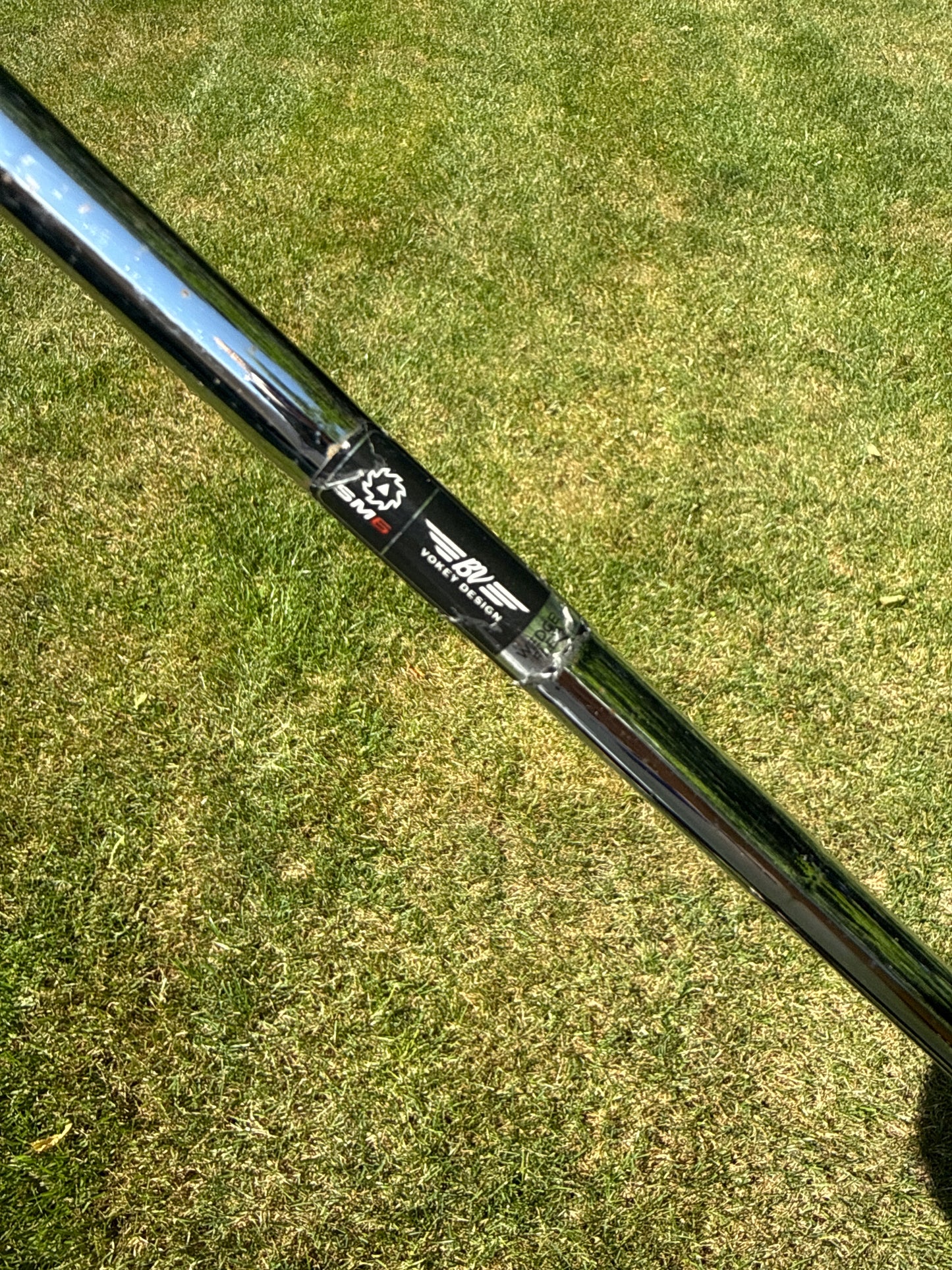 Titleist Vokey SM6 Tour Chrome Gap Wedge 52° / 8 Vokey Design Wedge Flex 35.5″ NICE