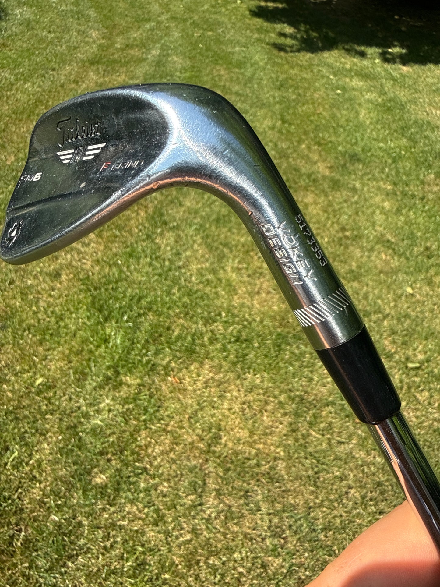 Titleist Vokey SM6 Tour Chrome Gap Wedge 52° / 8 Vokey Design Wedge Flex 35.5″ NICE