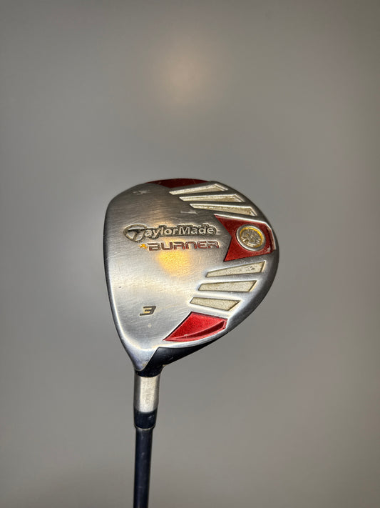 Taylormade Burner 3-Wood 15° Fujikura Re-Ax 65 Stiff Flex Lefty 42.75″ +HC
