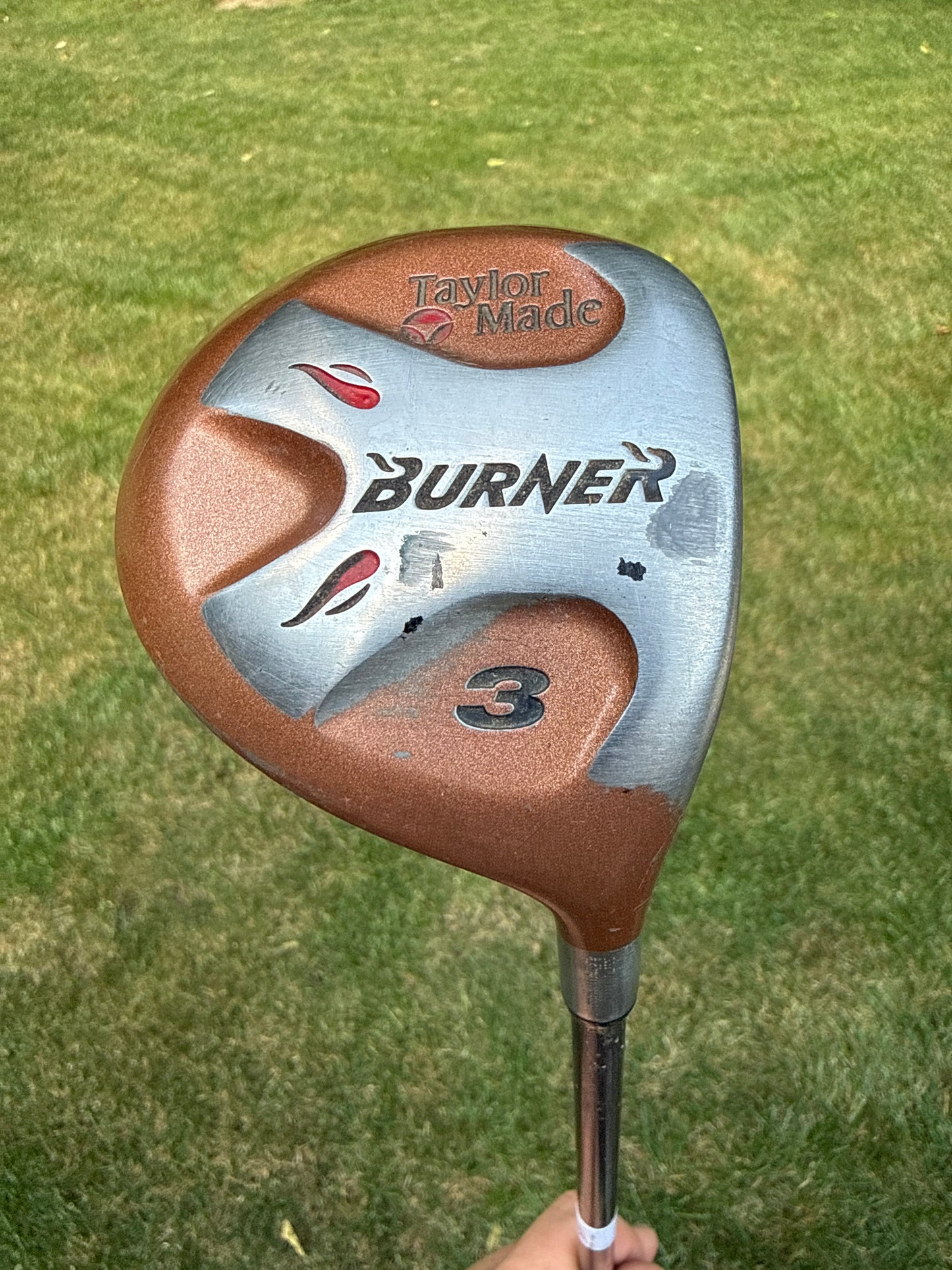 TaylorMade Burner Bubble 3-Wood 15° Bubble S-90 Plus Stiff Flex 42.75″