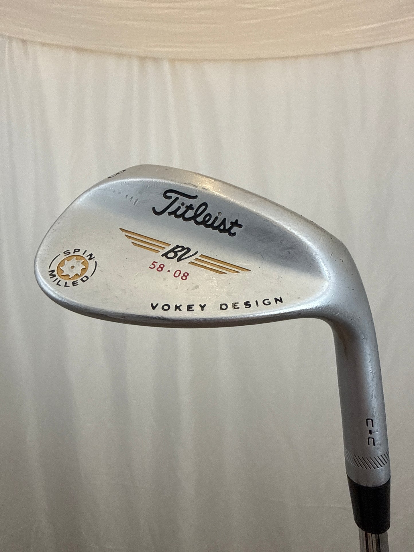 Photo of Titleist Vokey Spin Milled CC Chrome Lob Wedge 58° Wedge Flex