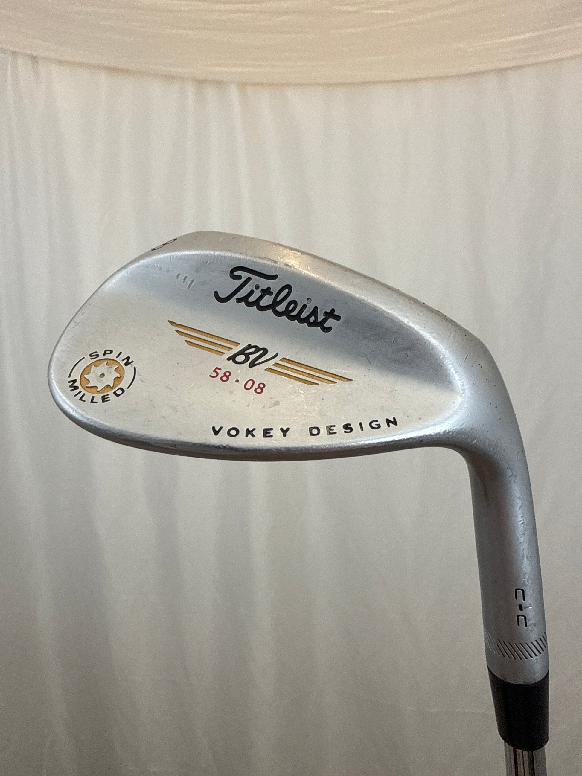Photo of Titleist Vokey Spin Milled CC Chrome Lob Wedge 58° Wedge Flex