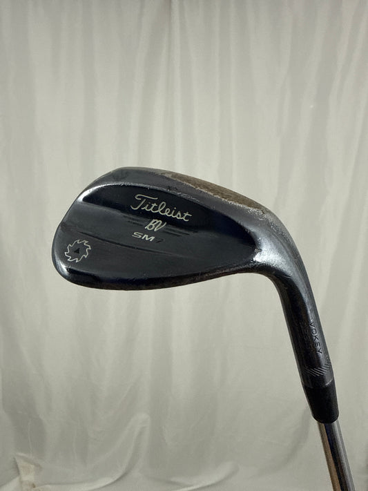 Photo of Titleist Vokey SM7 Jet Black Lob Wedge 60° Stiff Flex Ns Pro Tour 125