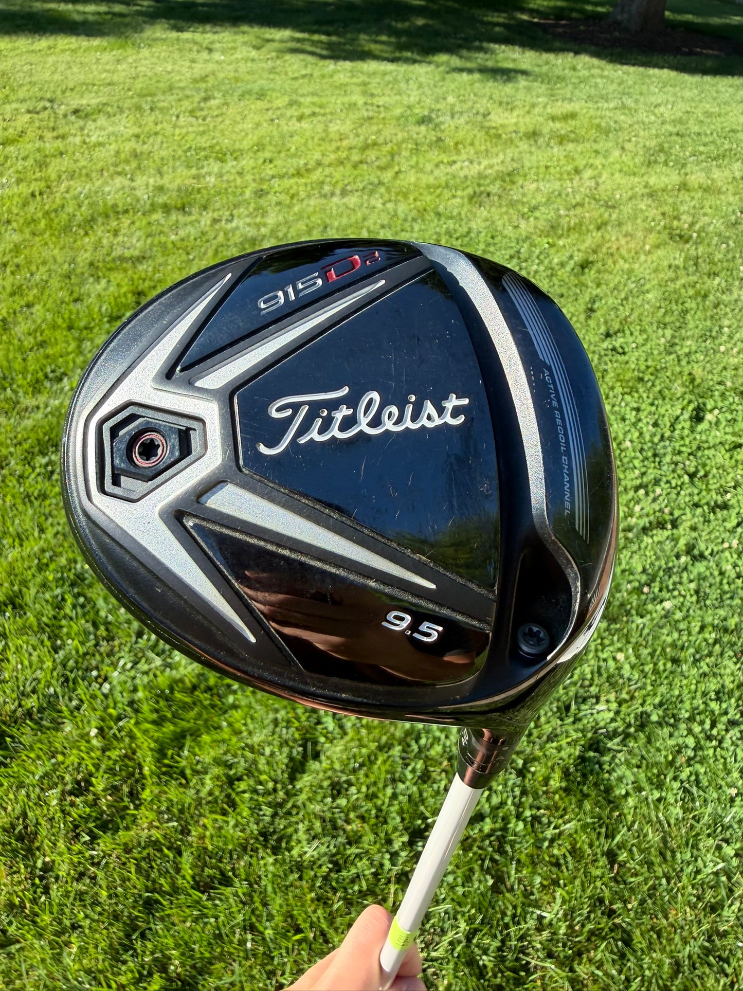 Titleist 915 D2 Driver 9.5° Rogue 110 MSI Extra Stiff Flex 43.75" +HC NICE