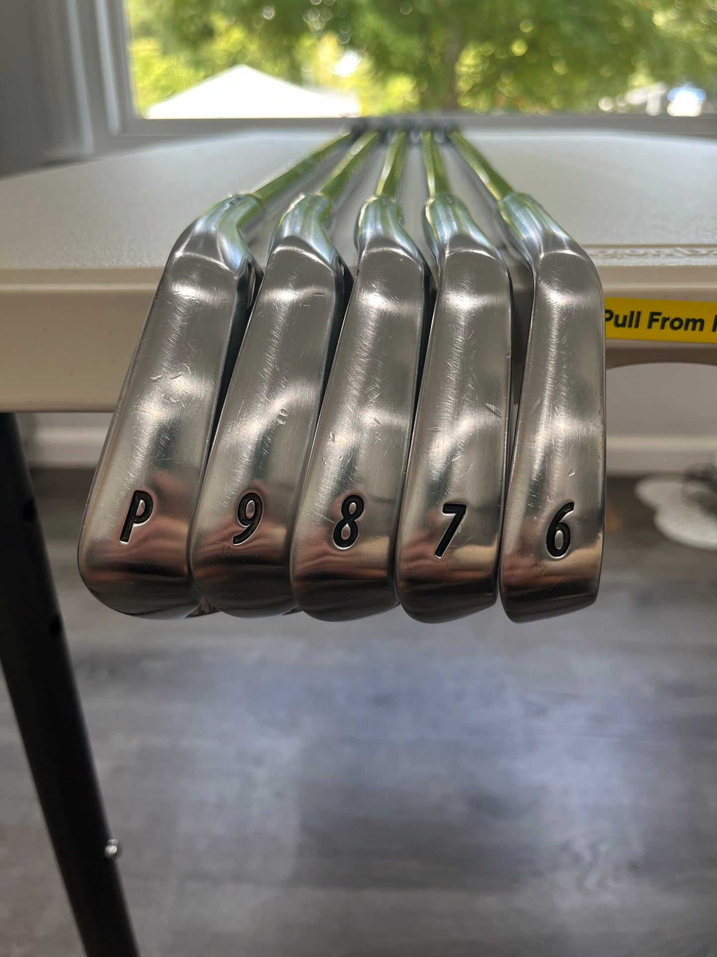 Miura CB-302 Iron Set 6-PW KBS Tour-V 120 Extra Stiff Flex +1/2″ NICE