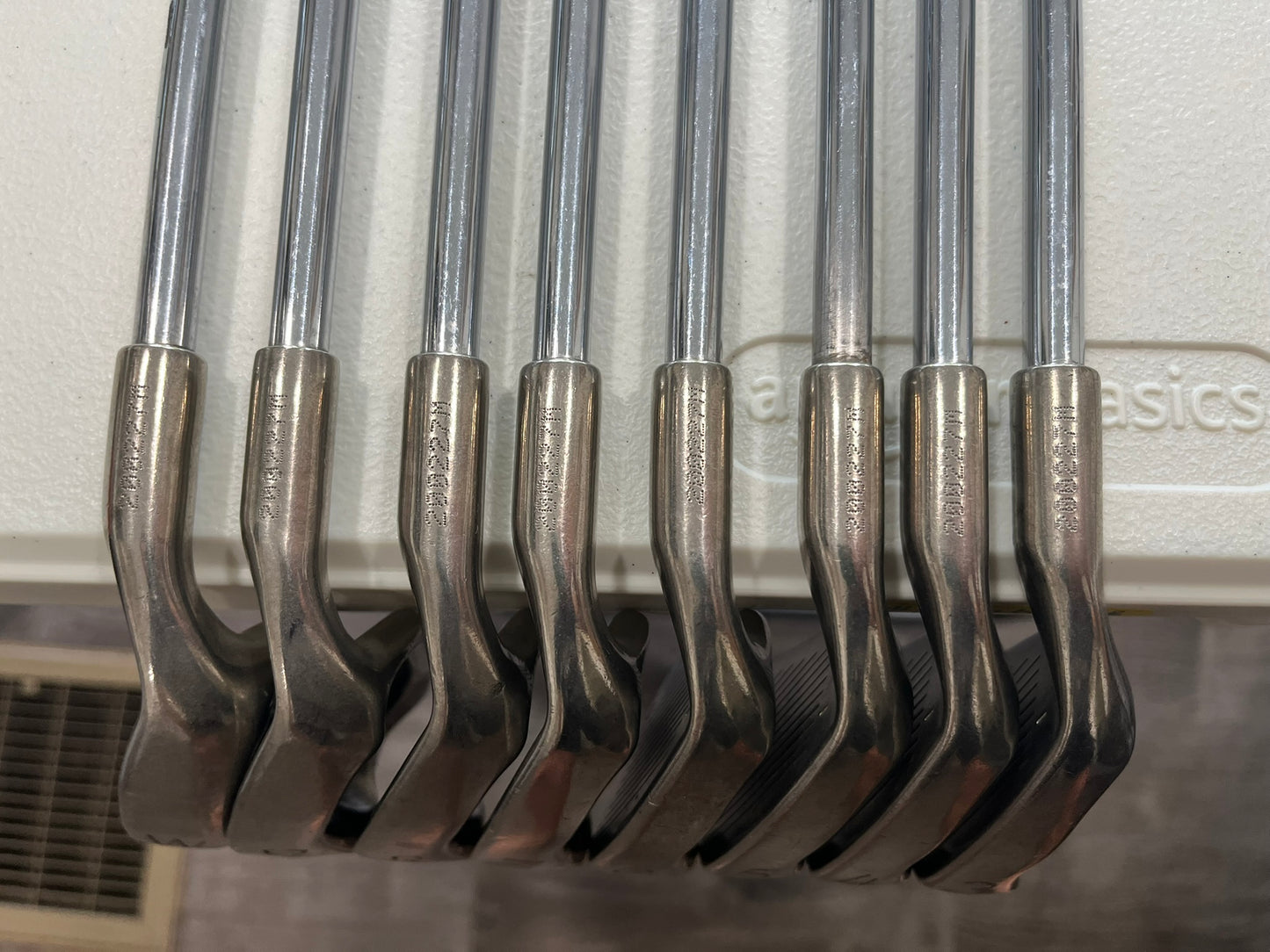 Ping ISI Nickel Iron Set 3-PW Green Dot Cushin JZ Stiff Flex +1/2″ NICE