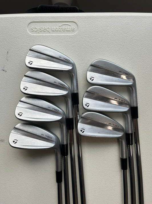 Taylormade P790 2023 Iron Set 4-PW Project X Rifle Stiff Flex Standard NICE
