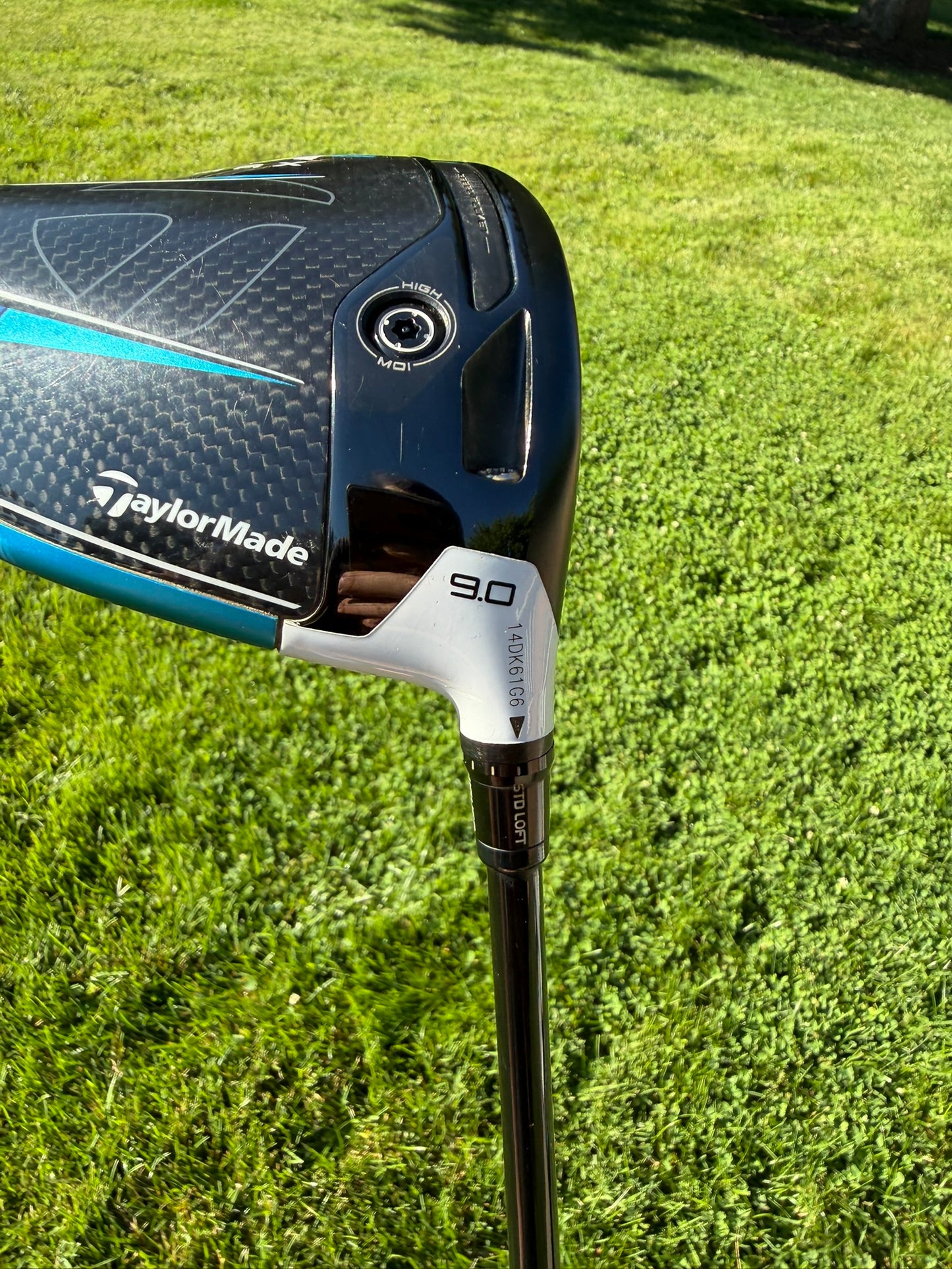 Taylormade SIM2 MAX Driver 9° Hzrdus Smoke RDX Black Stiff Flex 45.5" +HC NICE