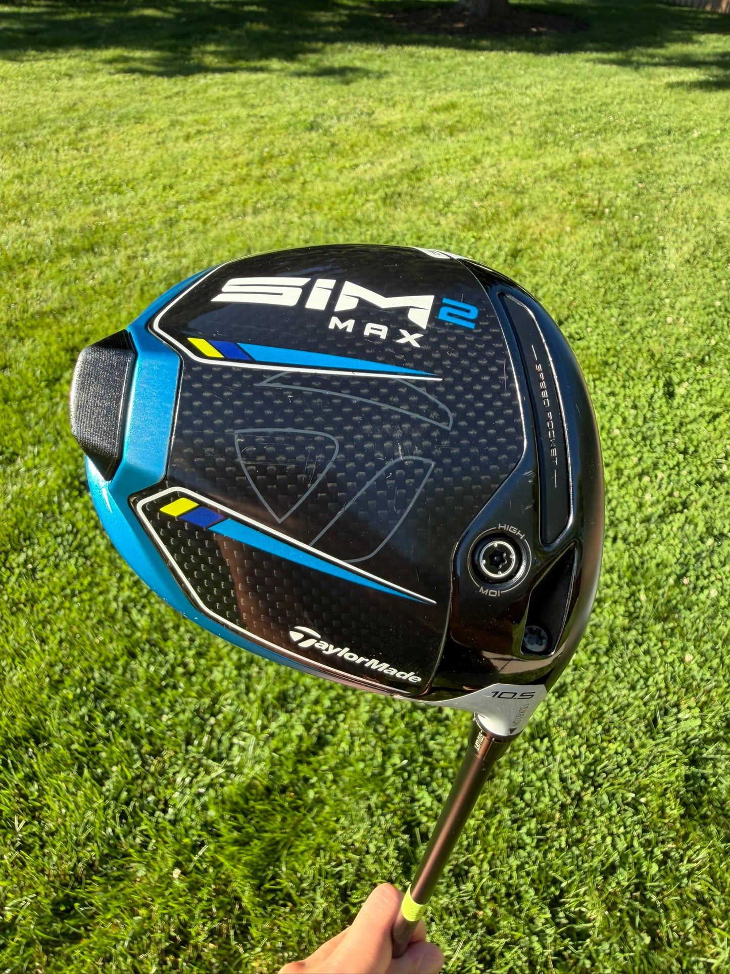 Taylormade SIM2 MAX Driver 10.5° Rogue 110 MSI Stiff Flex 45.5" NICE