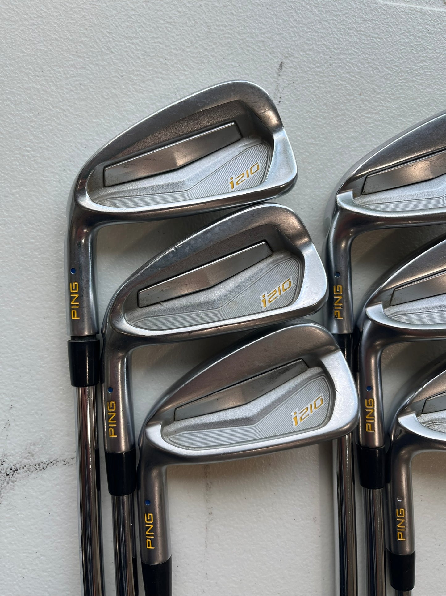 Ping i210 Iron Set 5-PW Blue Dot Project X Rifle Extra Stiff Flex Lefty +1/4″