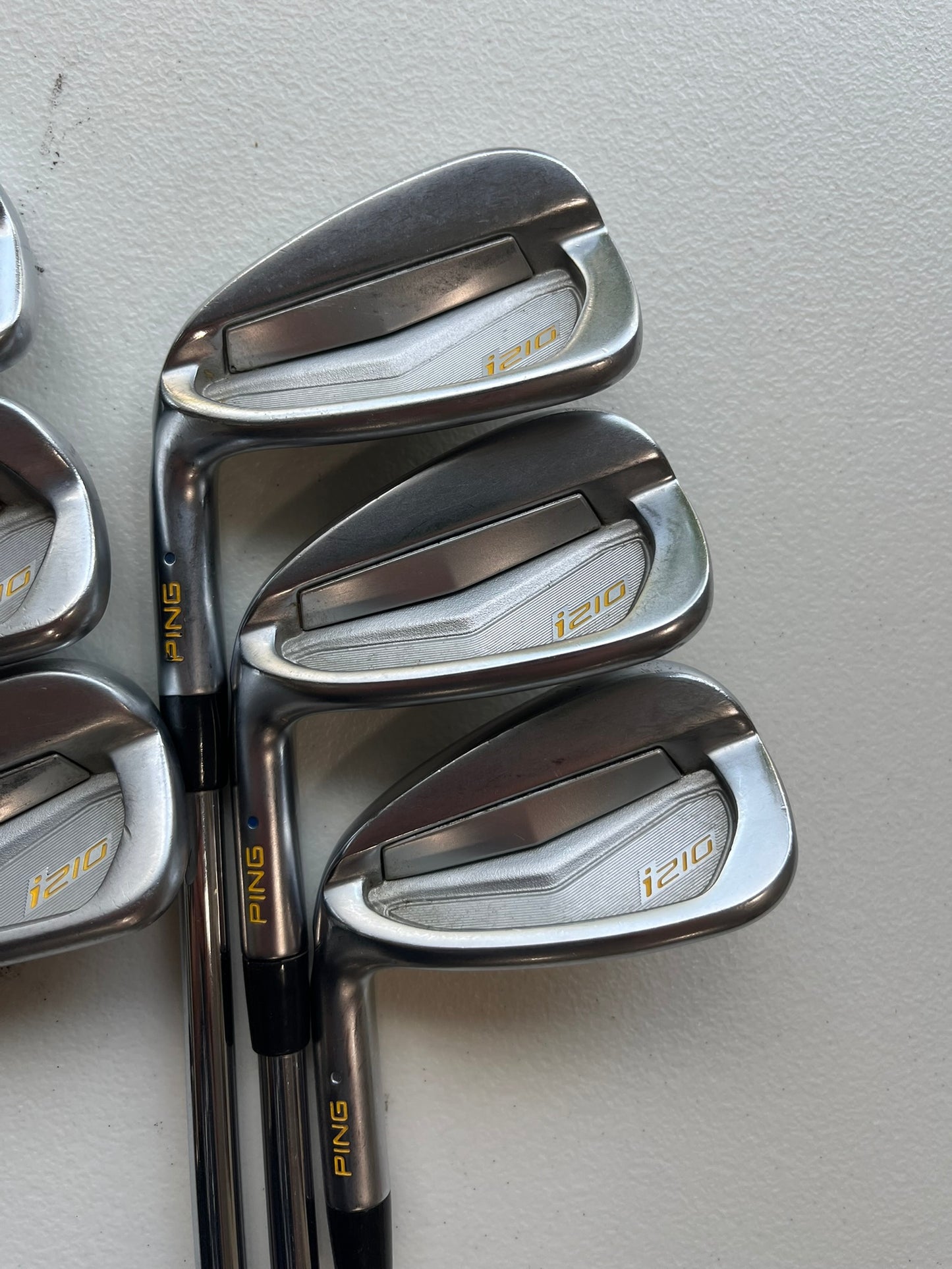 Ping i210 Iron Set 5-PW Blue Dot Project X Rifle Extra Stiff Flex Lefty +1/4″