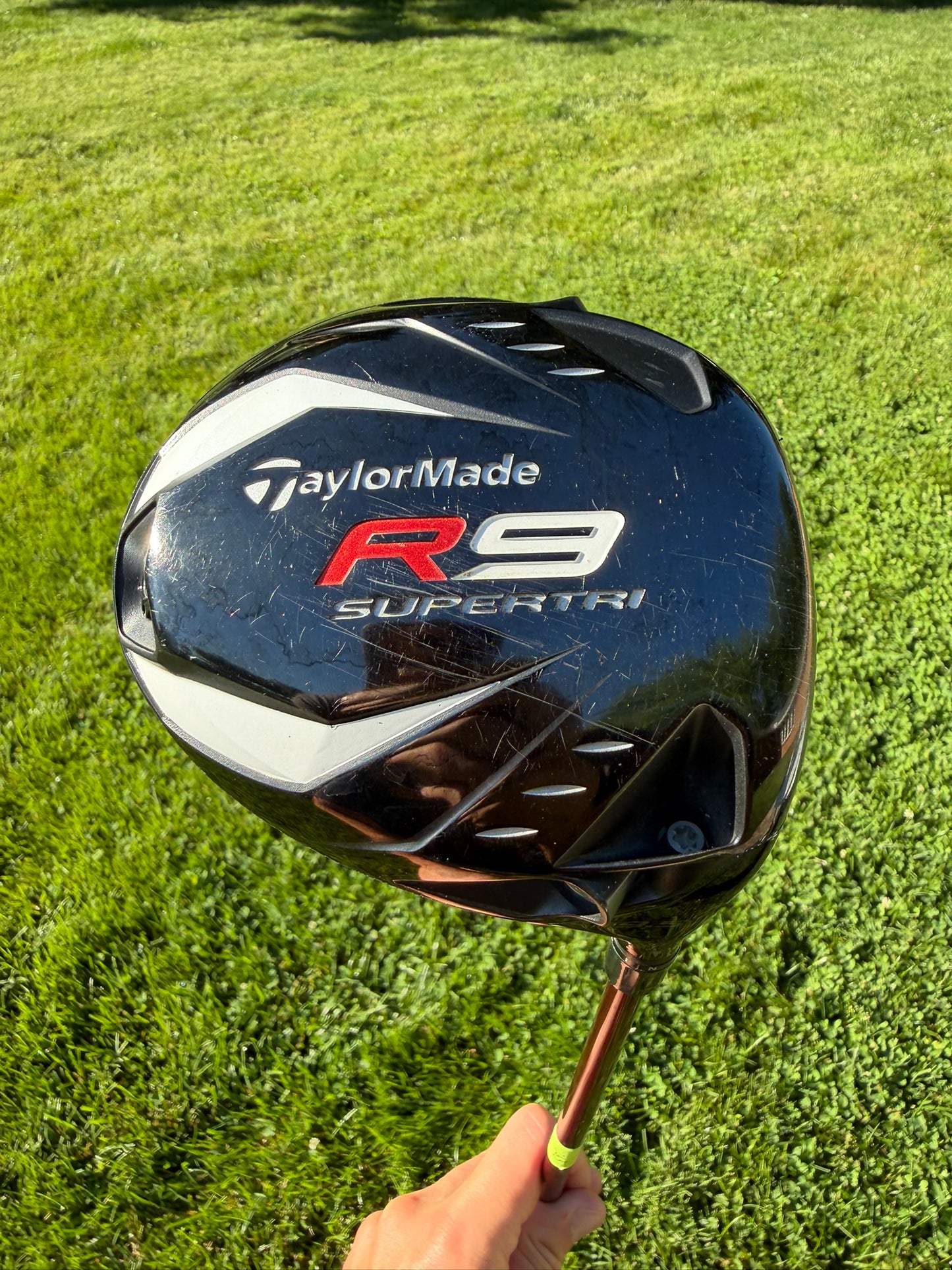 Taylormade R9 SuperTri TP Driver 9.5° VooDoo TP Stiff Flex 45" READ