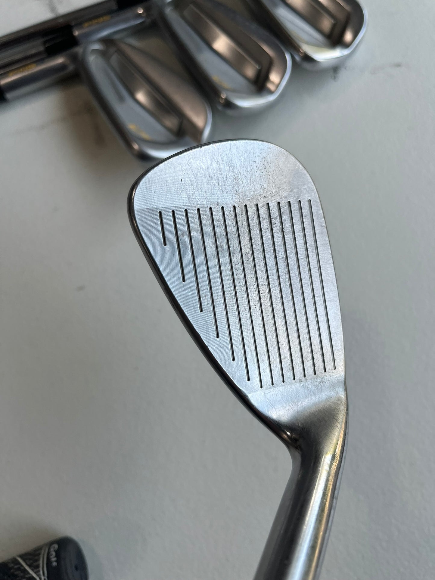 Ping i210 Iron Set 5-PW Blue Dot Project X Rifle Extra Stiff Flex Lefty +1/4″