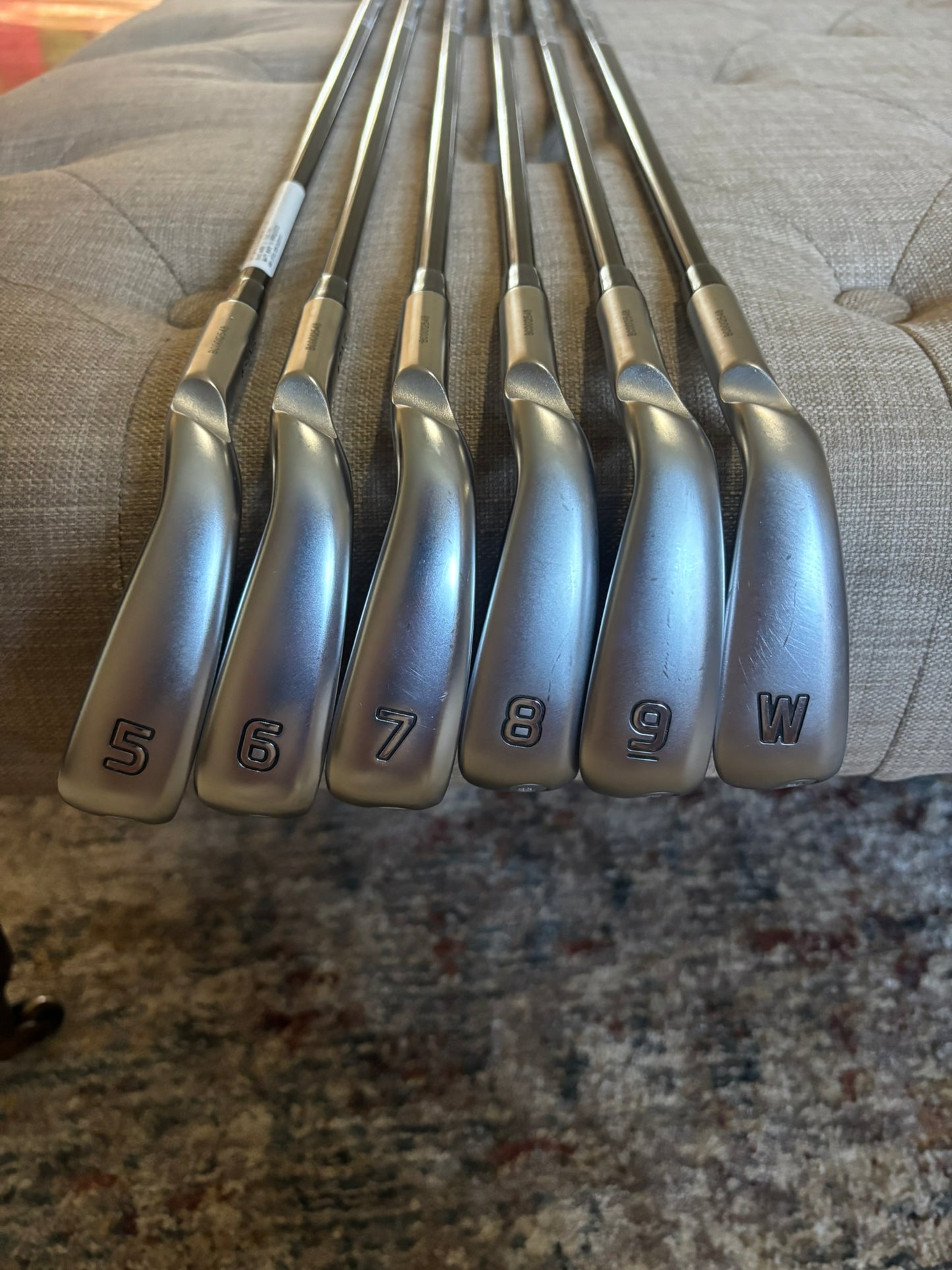 Ping G730 Iron Set 5-PW Black Dot Recoil Dart 75 F3 Regular Flex STD MINT