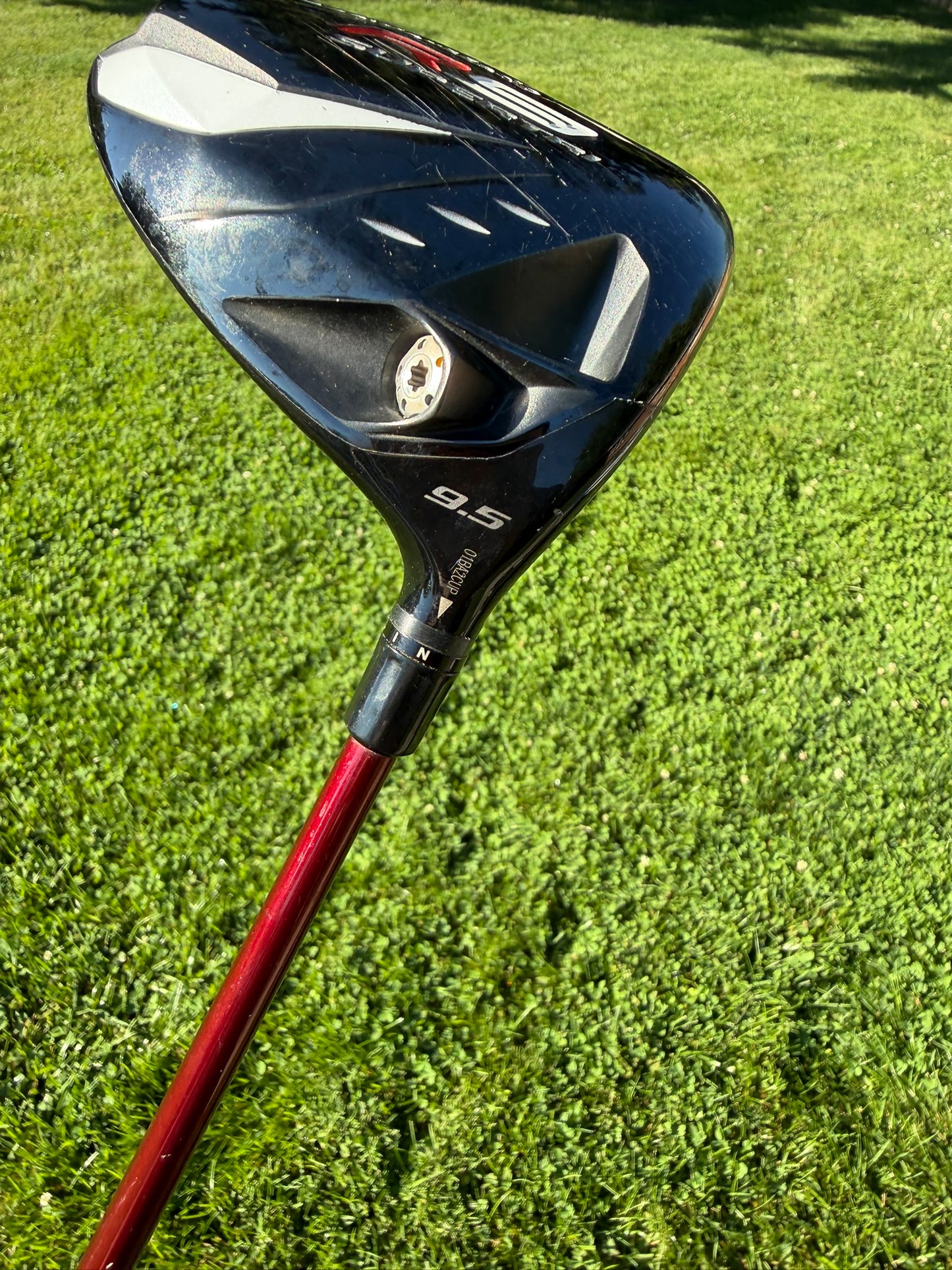 Taylormade R9 SuperTri TP Driver 9.5° VooDoo TP Stiff Flex 45" READ