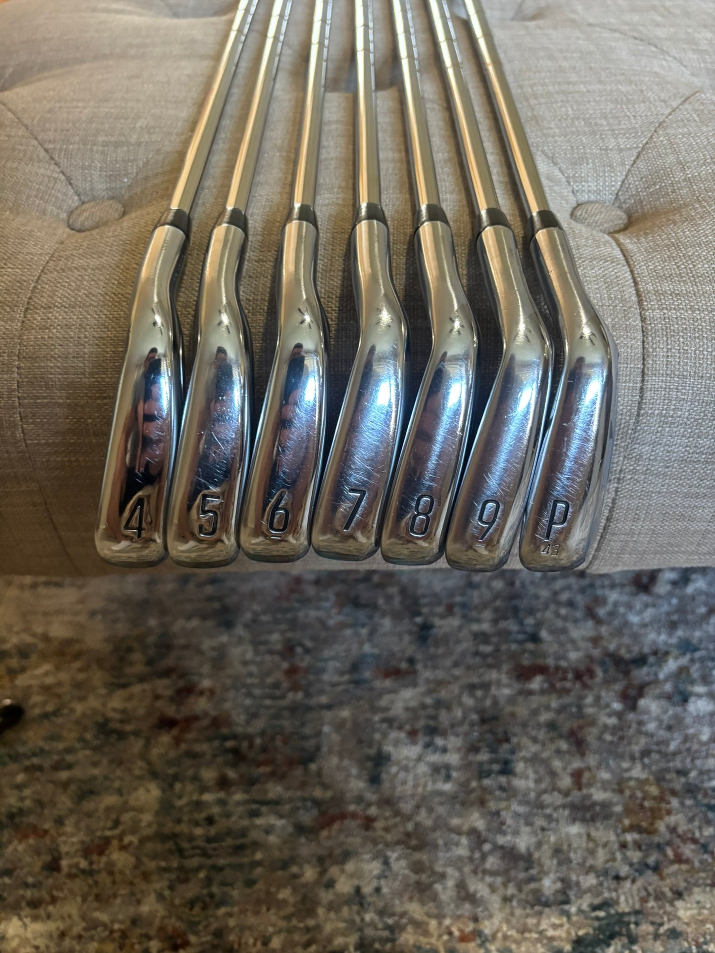 Titleist 2021 T200 Iron Set 4-PW AMT Tour White S300 Stiff Flex +1/4″ NICE