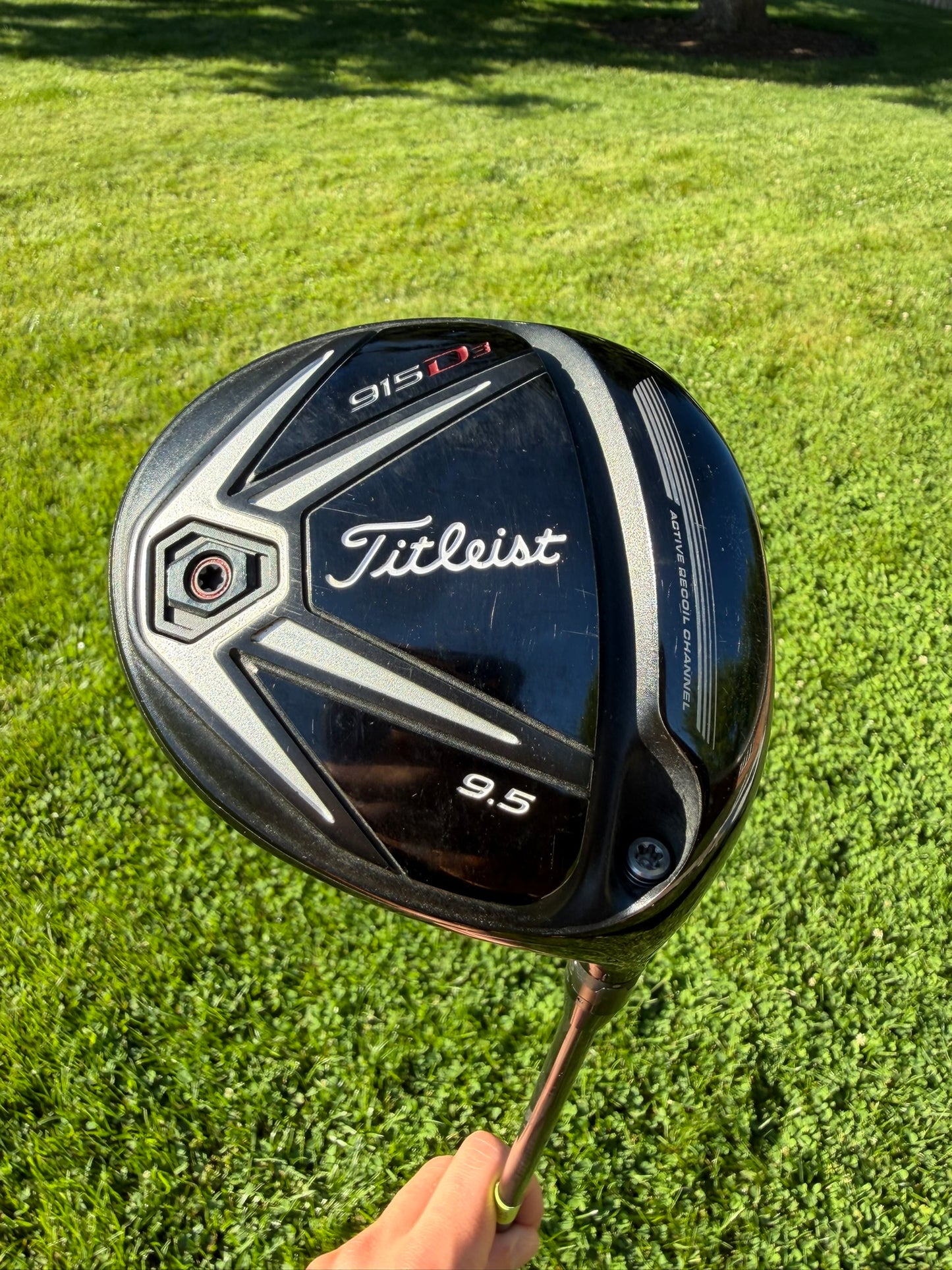 Titleist 915 D3 Driver 9.5° RIP Phenom Stiff Flex 44.75" +HC NICE