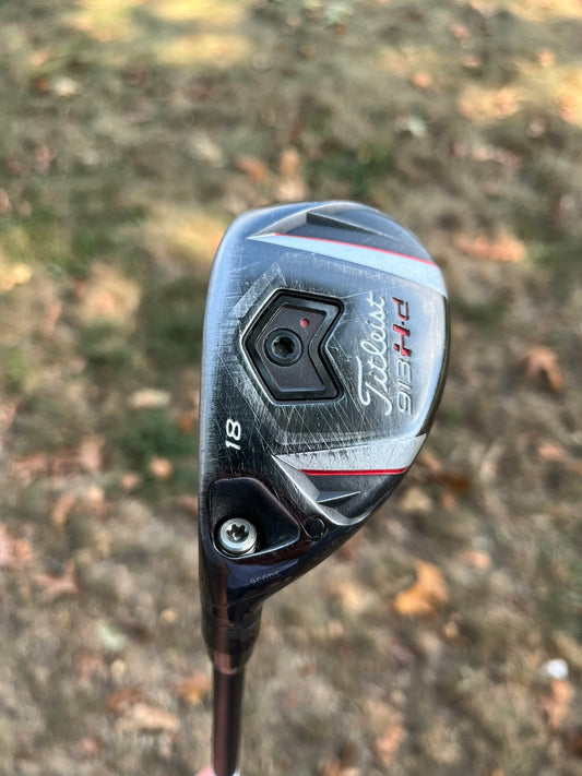 Titleist 913HD 3 Hybrid 18° Diamana D+ 92 Extra Stiff Flex Lefty 40.5″