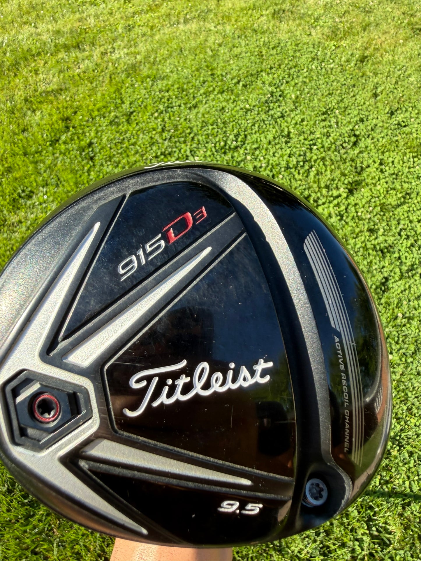 Titleist 915 D3 Driver 9.5° RIP Phenom Stiff Flex 44.75" +HC NICE