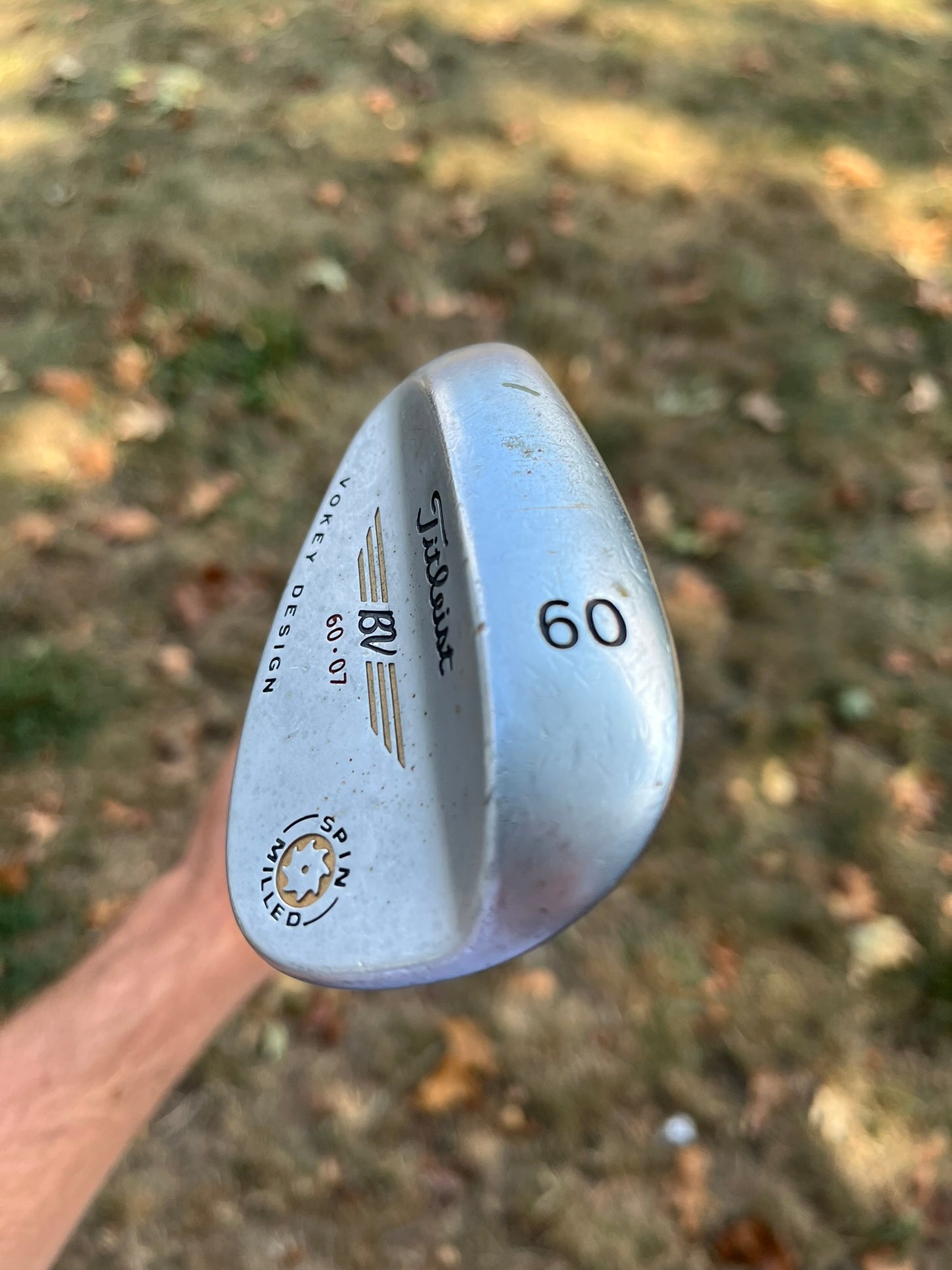 Titleist Spin Milled CC Lob Wedge 60° / 7 Wedge Flex Lefty 34.75″