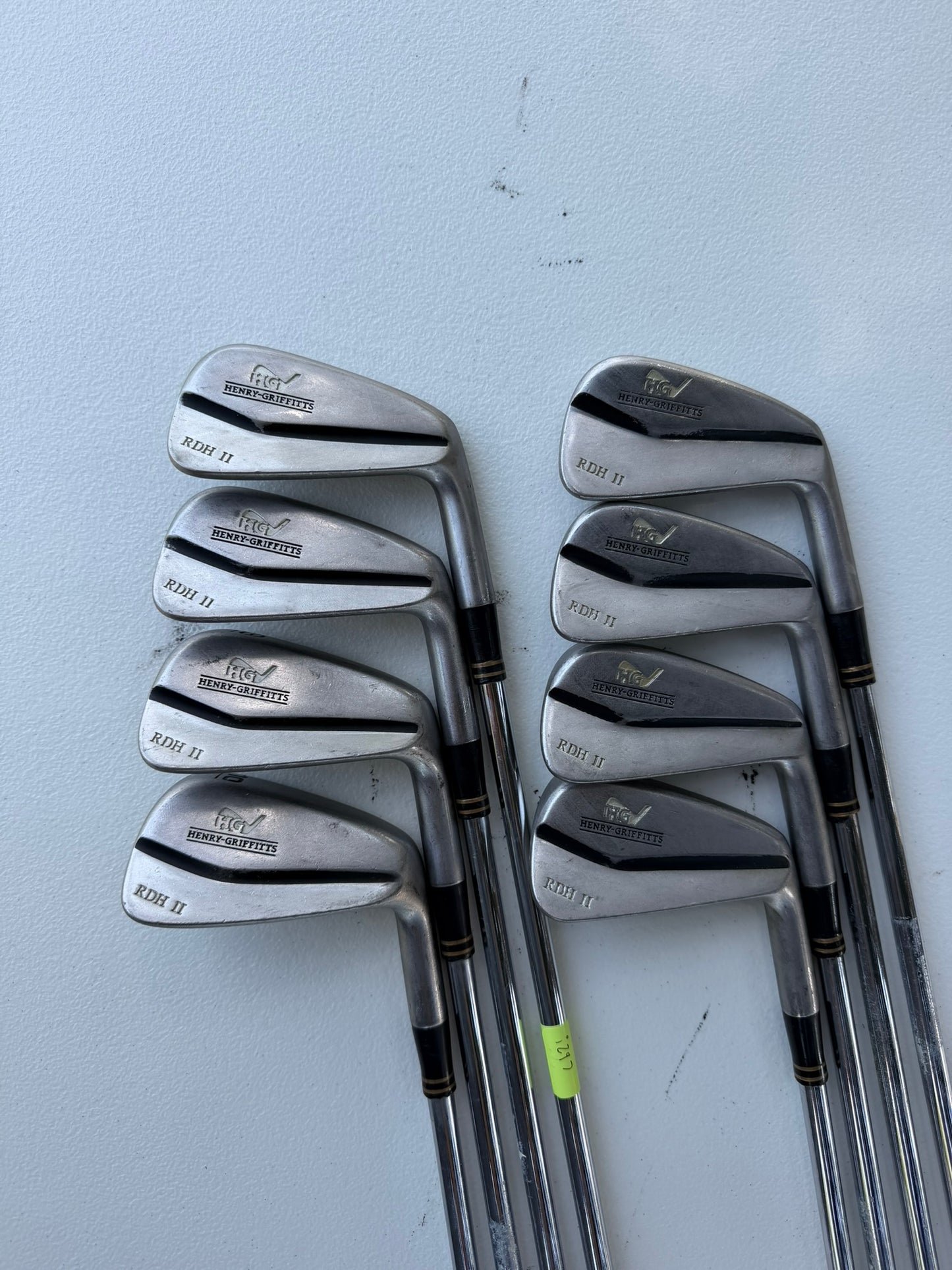 Henry Griffitts RDH II Iron Set 3-PW Stiff Flex 7 iron = 37.5" NICE