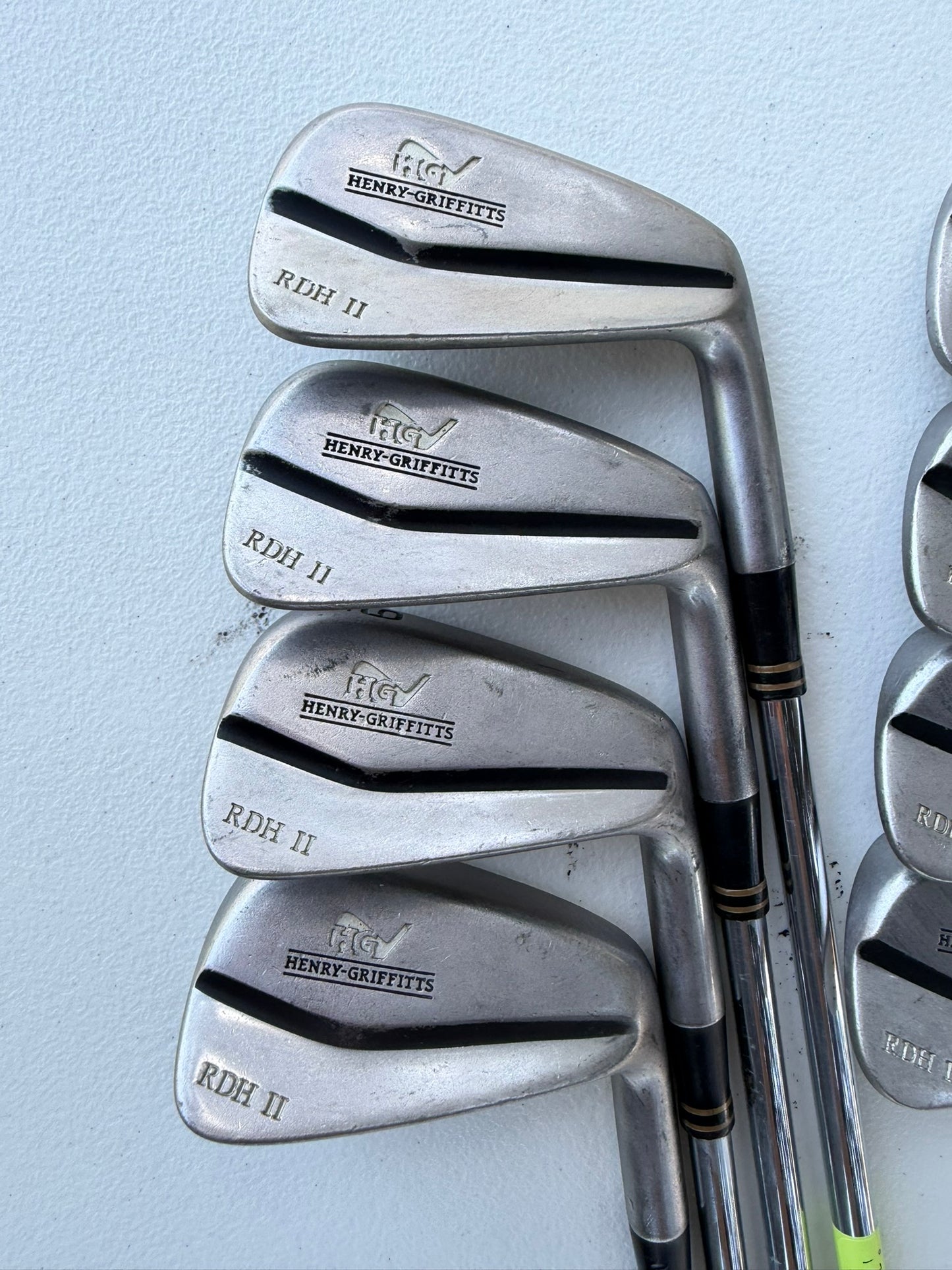 Henry Griffitts RDH II Iron Set 3-PW Stiff Flex 7 iron = 37.5" NICE