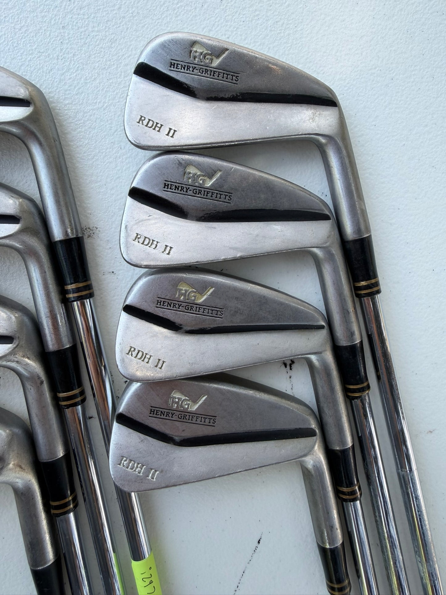 Henry Griffitts RDH II Iron Set 3-PW Stiff Flex 7 iron = 37.5" NICE