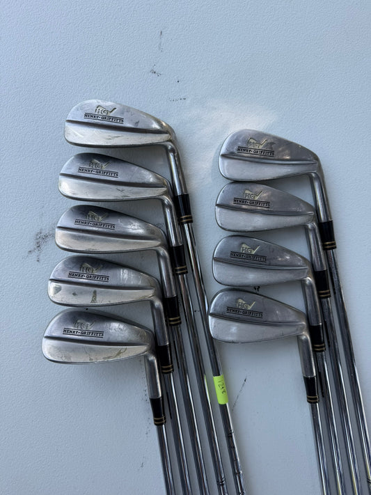 Henry Griffitts Matchblade Iron Set 3-PW, TW SST Pure Stiff Flex NICE